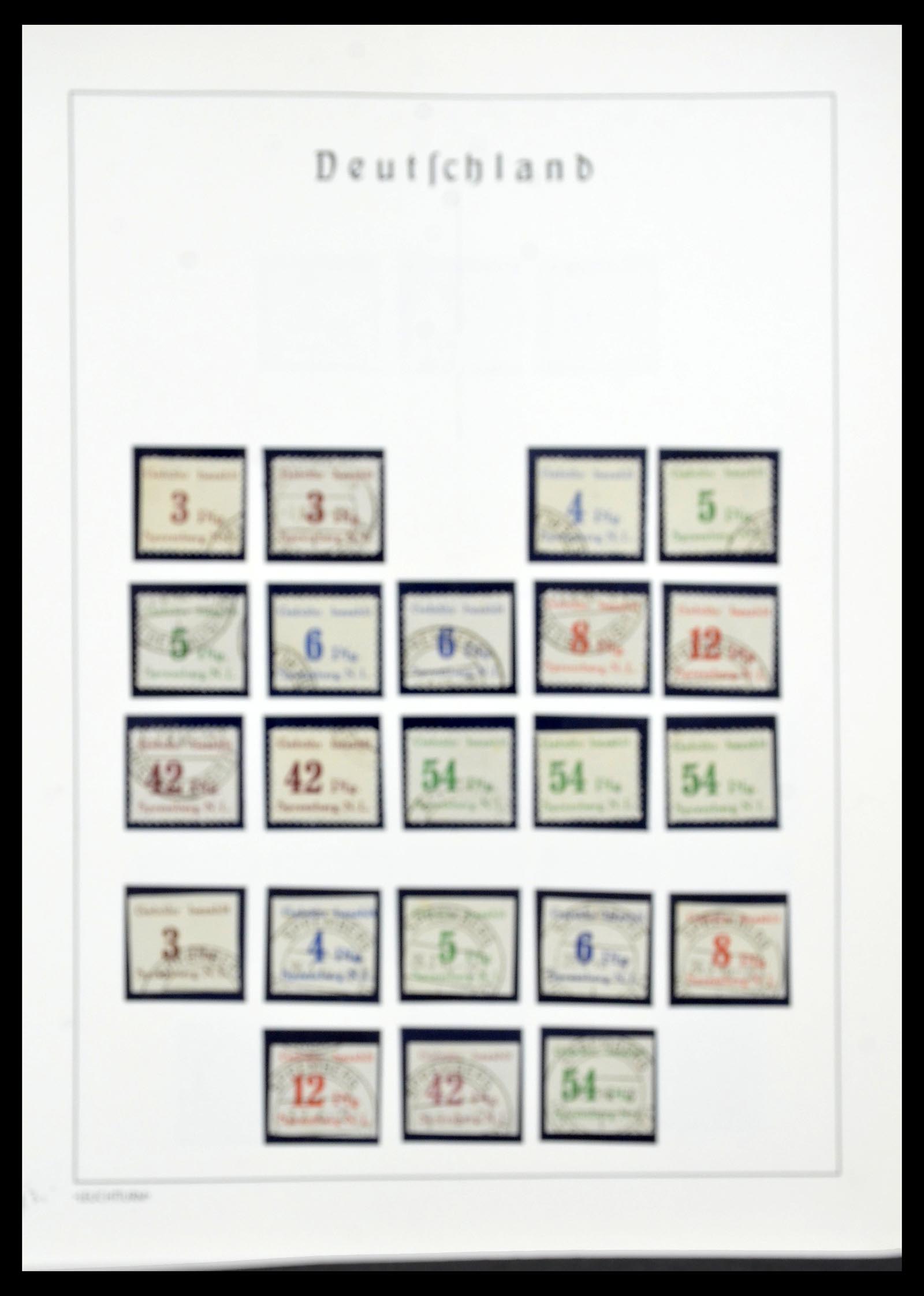 34185 034 - Postzegelverzameling 34185 Duitse gebieden, zones, bezettingen 1920-1