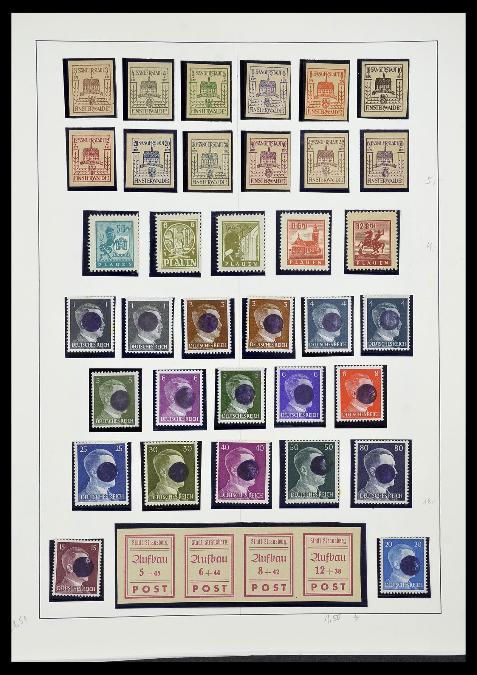 34185 037 - Postzegelverzameling 34185 Duitse gebieden, zones, bezettingen 1920-1