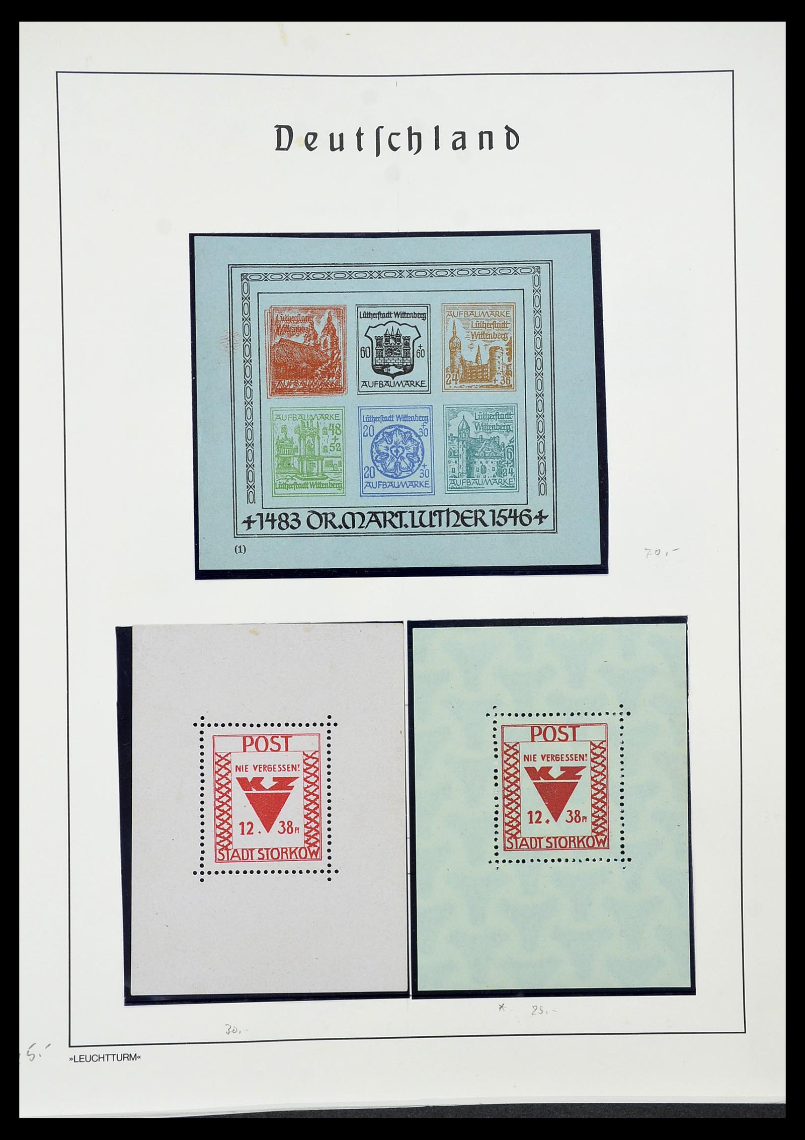 34185 039 - Postzegelverzameling 34185 Duitse gebieden, zones, bezettingen 1920-1