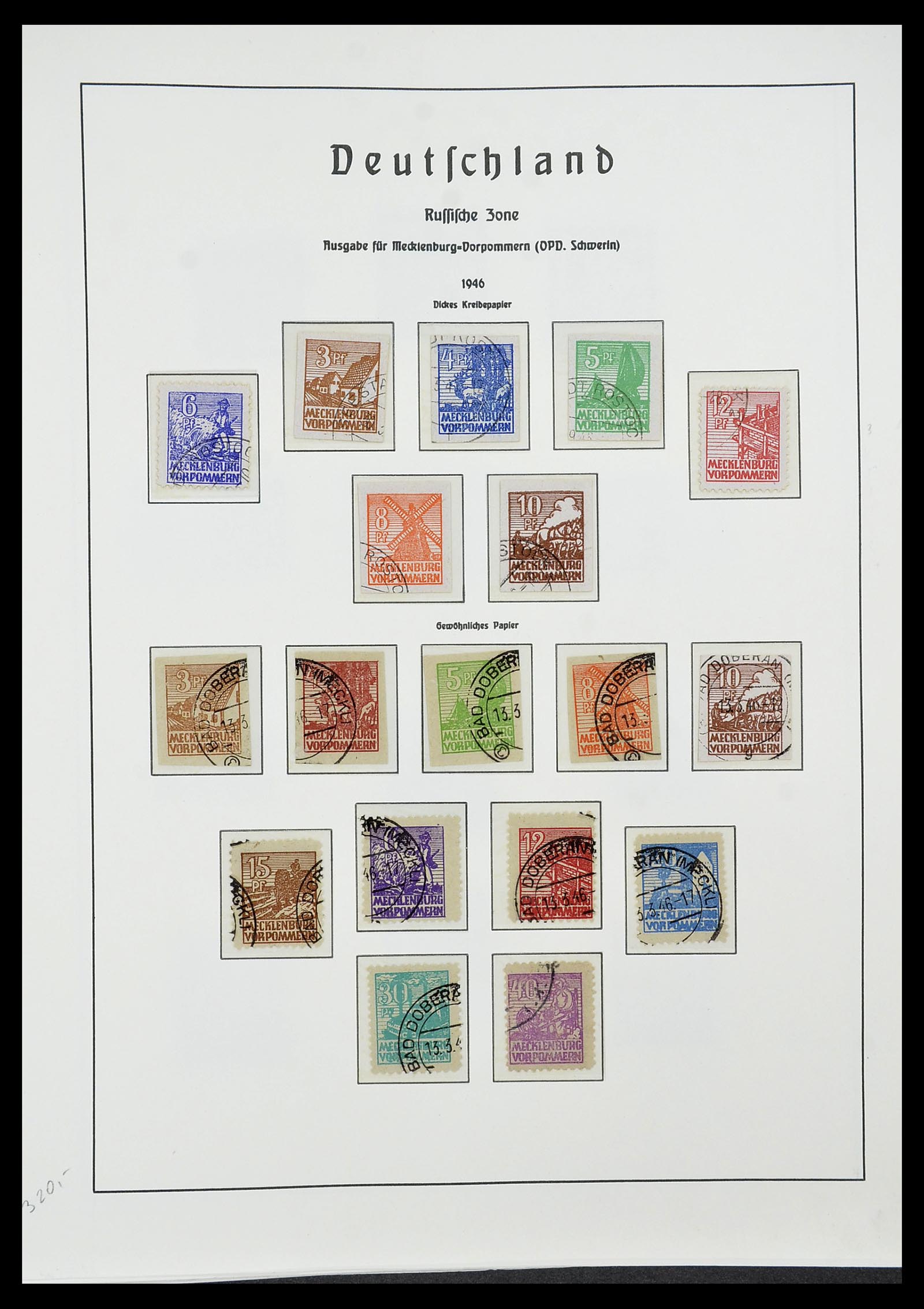 34185 042 - Postzegelverzameling 34185 Duitse gebieden, zones, bezettingen 1920-1