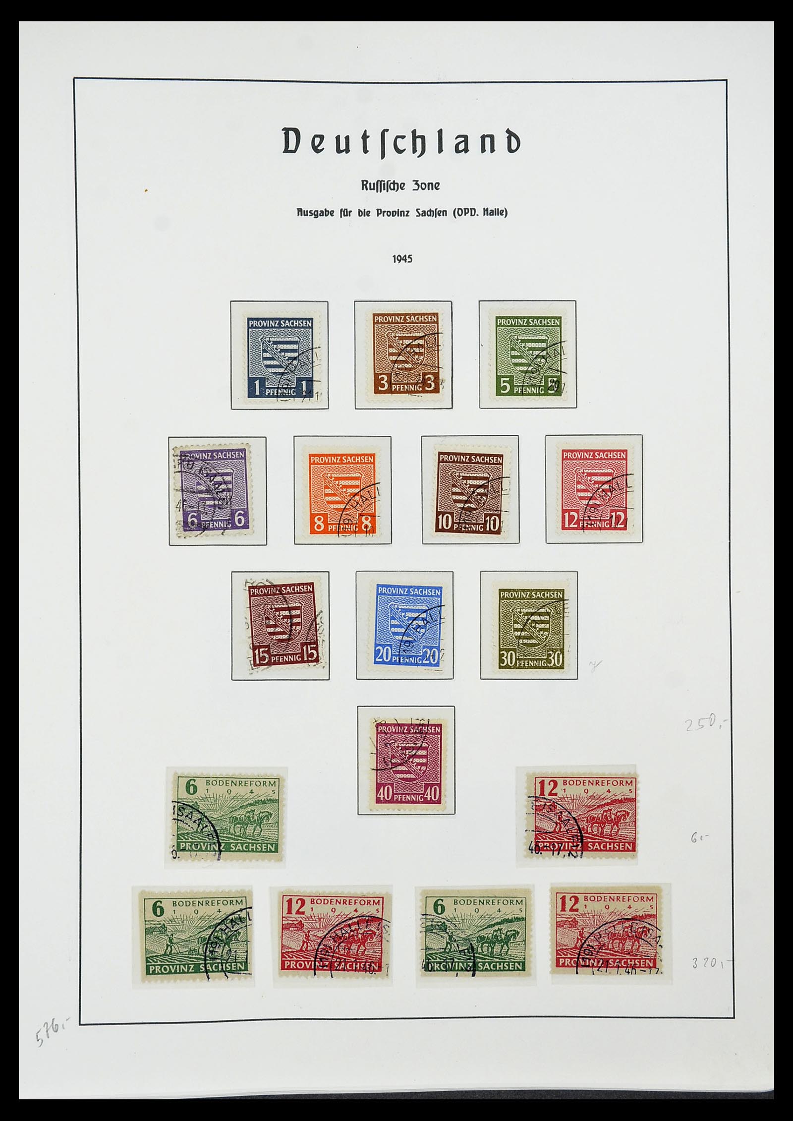 34185 049 - Postzegelverzameling 34185 Duitse gebieden, zones, bezettingen 1920-1