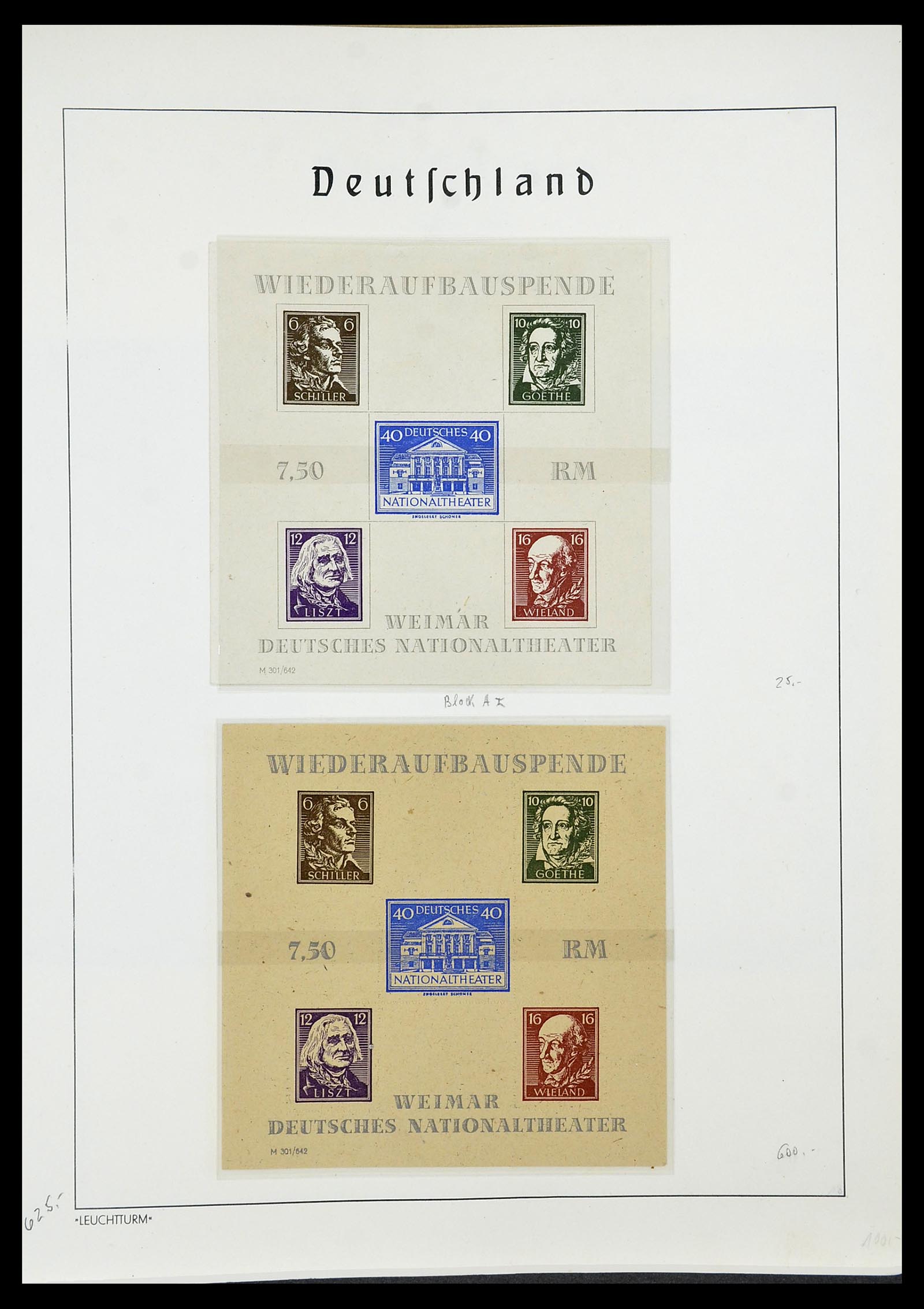 34185 055 - Postzegelverzameling 34185 Duitse gebieden, zones, bezettingen 1920-1