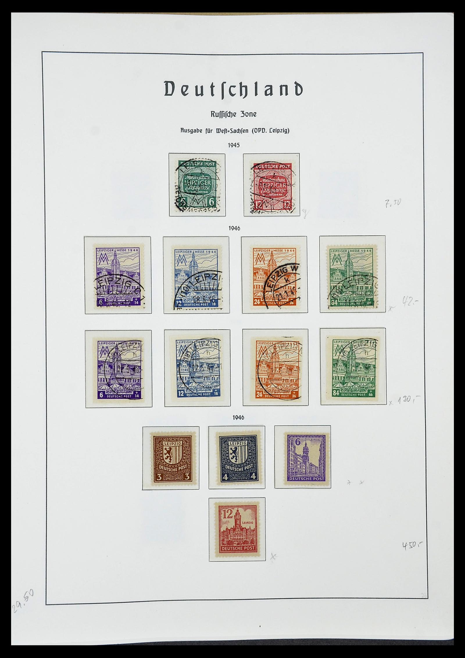 34185 060 - Stamp collection 34185 German territories, zones, occupations 1920-1959.