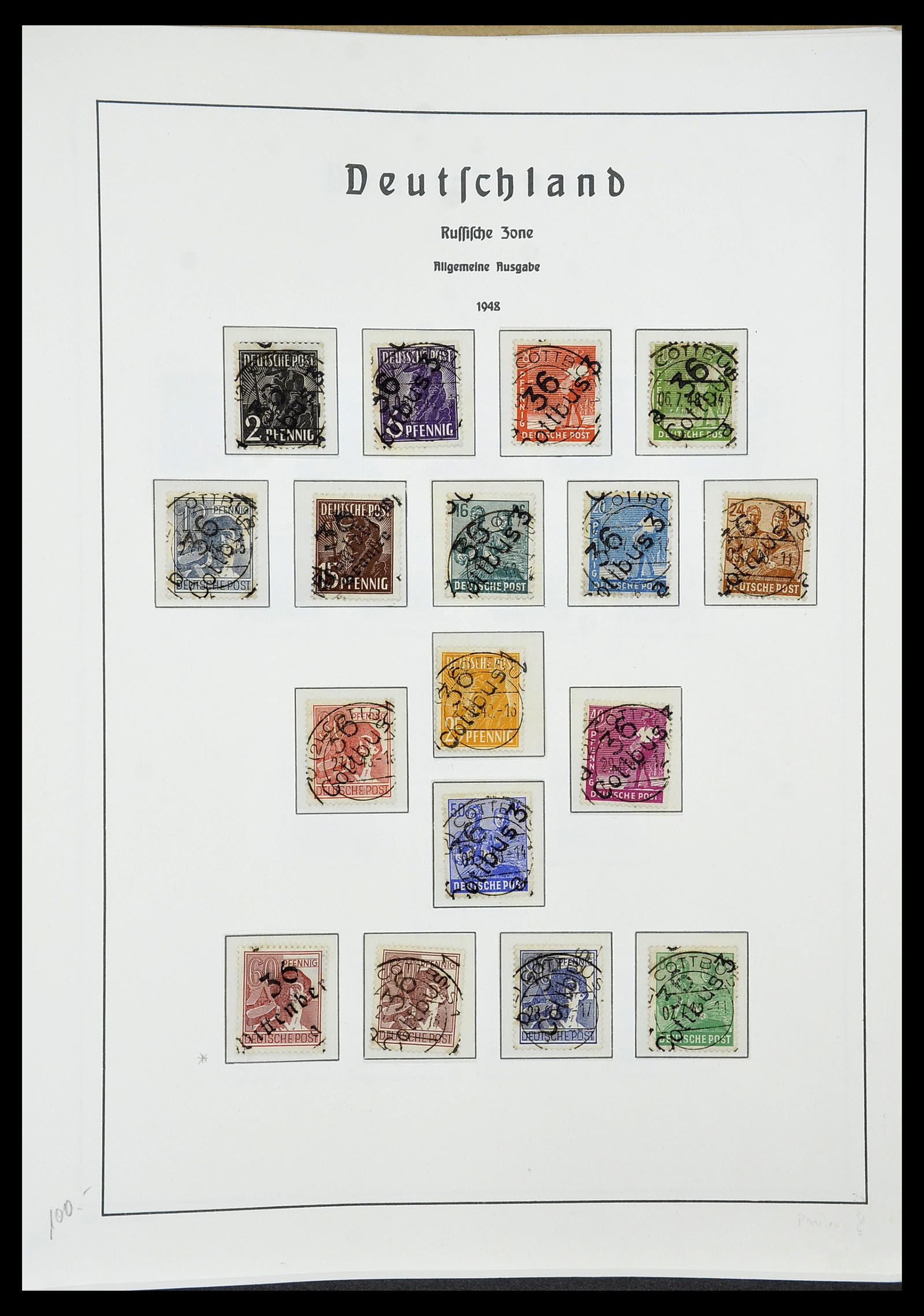 34185 065 - Postzegelverzameling 34185 Duitse gebieden, zones, bezettingen 1920-1