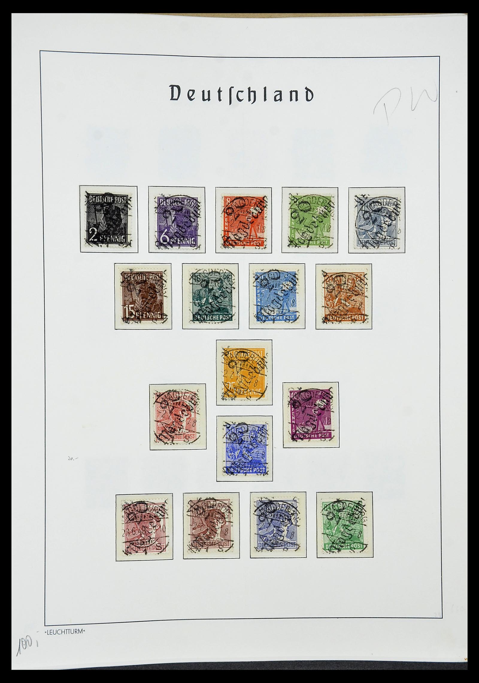 34185 066 - Postzegelverzameling 34185 Duitse gebieden, zones, bezettingen 1920-1
