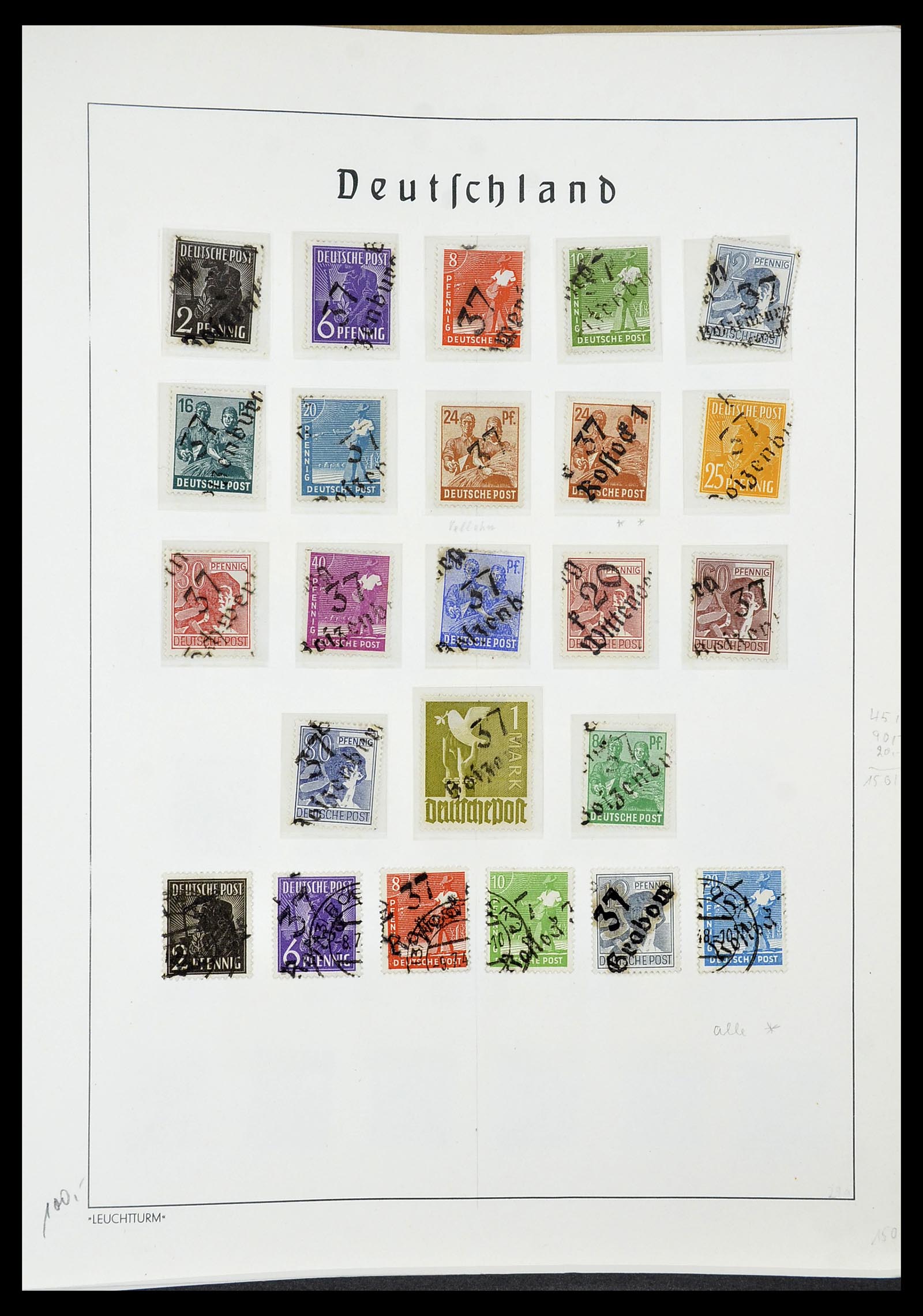 34185 067 - Postzegelverzameling 34185 Duitse gebieden, zones, bezettingen 1920-1