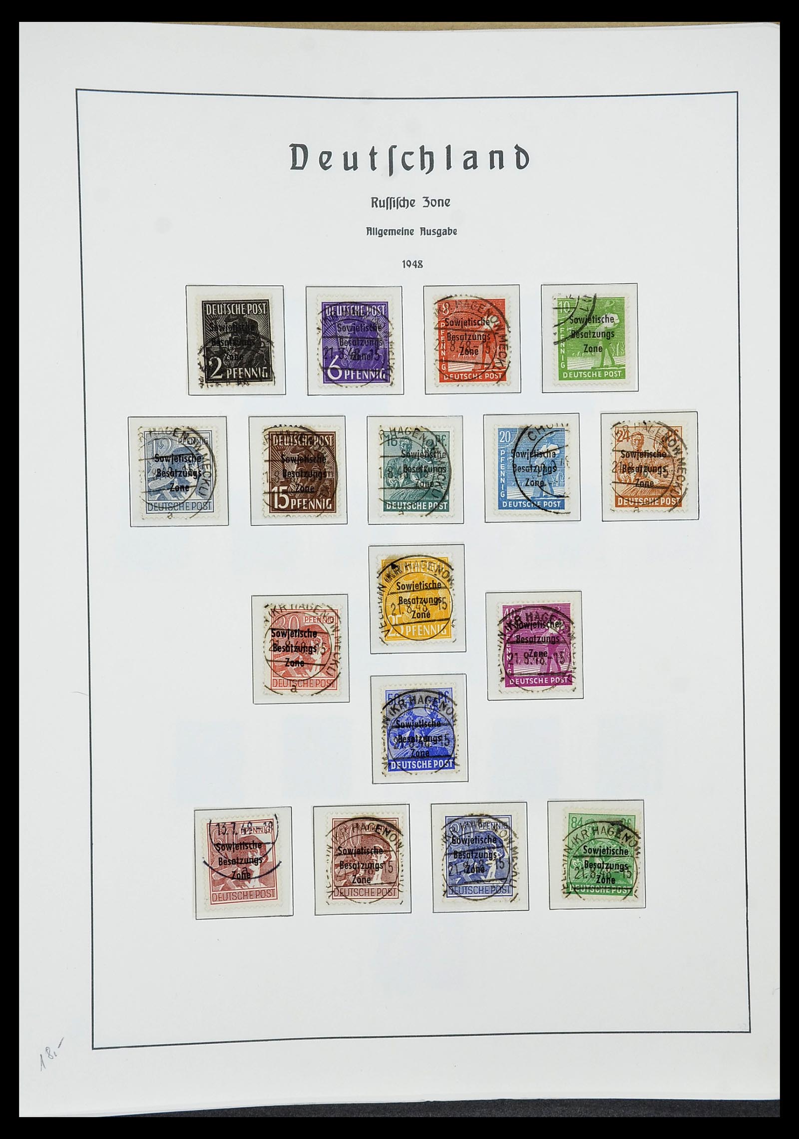 34185 069 - Postzegelverzameling 34185 Duitse gebieden, zones, bezettingen 1920-1