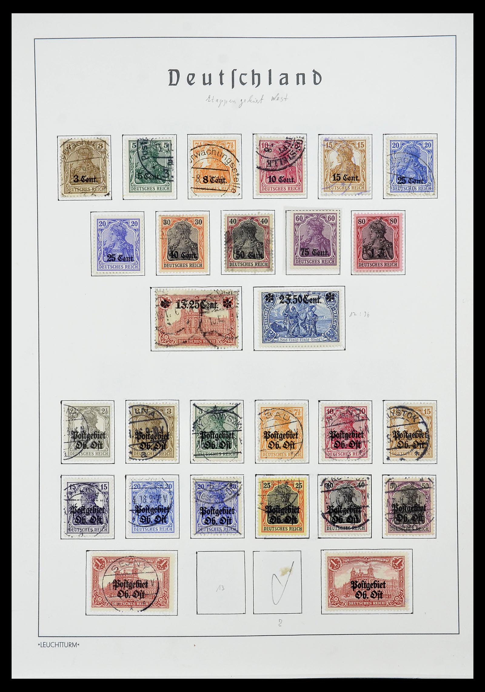 34185 076 - Postzegelverzameling 34185 Duitse gebieden, zones, bezettingen 1920-1