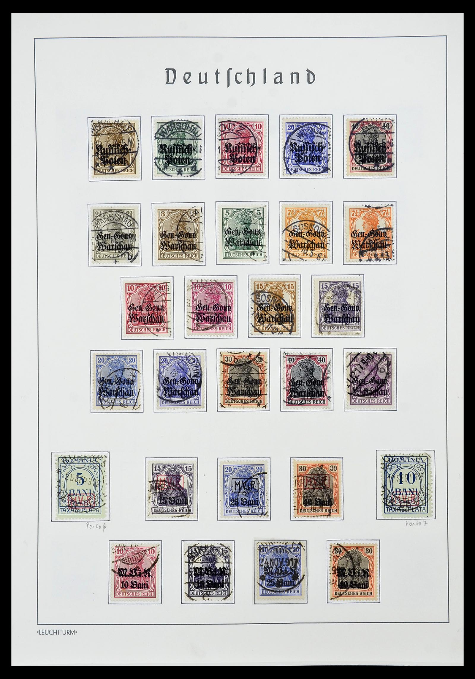 34185 077 - Postzegelverzameling 34185 Duitse gebieden, zones, bezettingen 1920-1