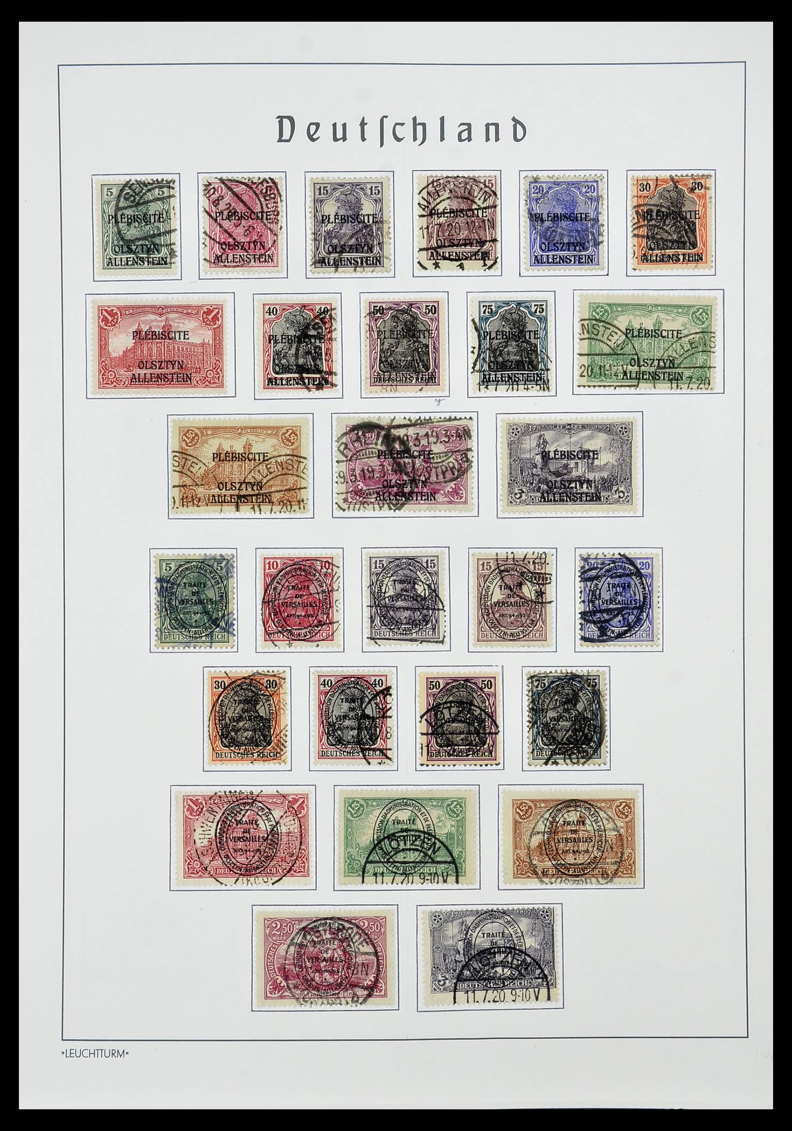 34185 079 - Postzegelverzameling 34185 Duitse gebieden, zones, bezettingen 1920-1