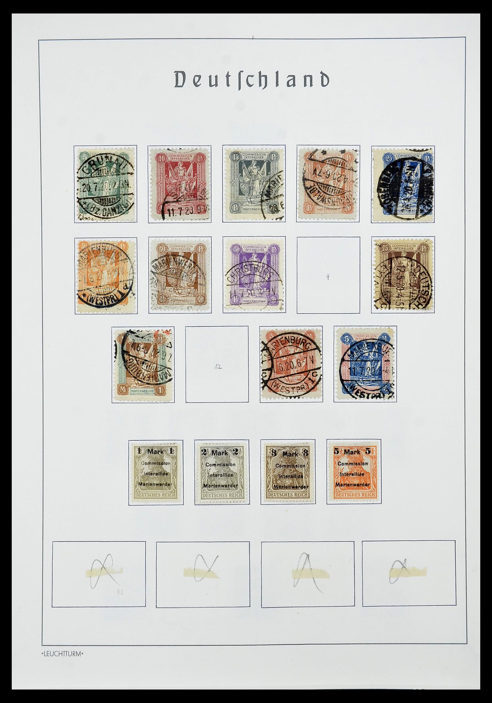 34185 080 - Postzegelverzameling 34185 Duitse gebieden, zones, bezettingen 1920-1