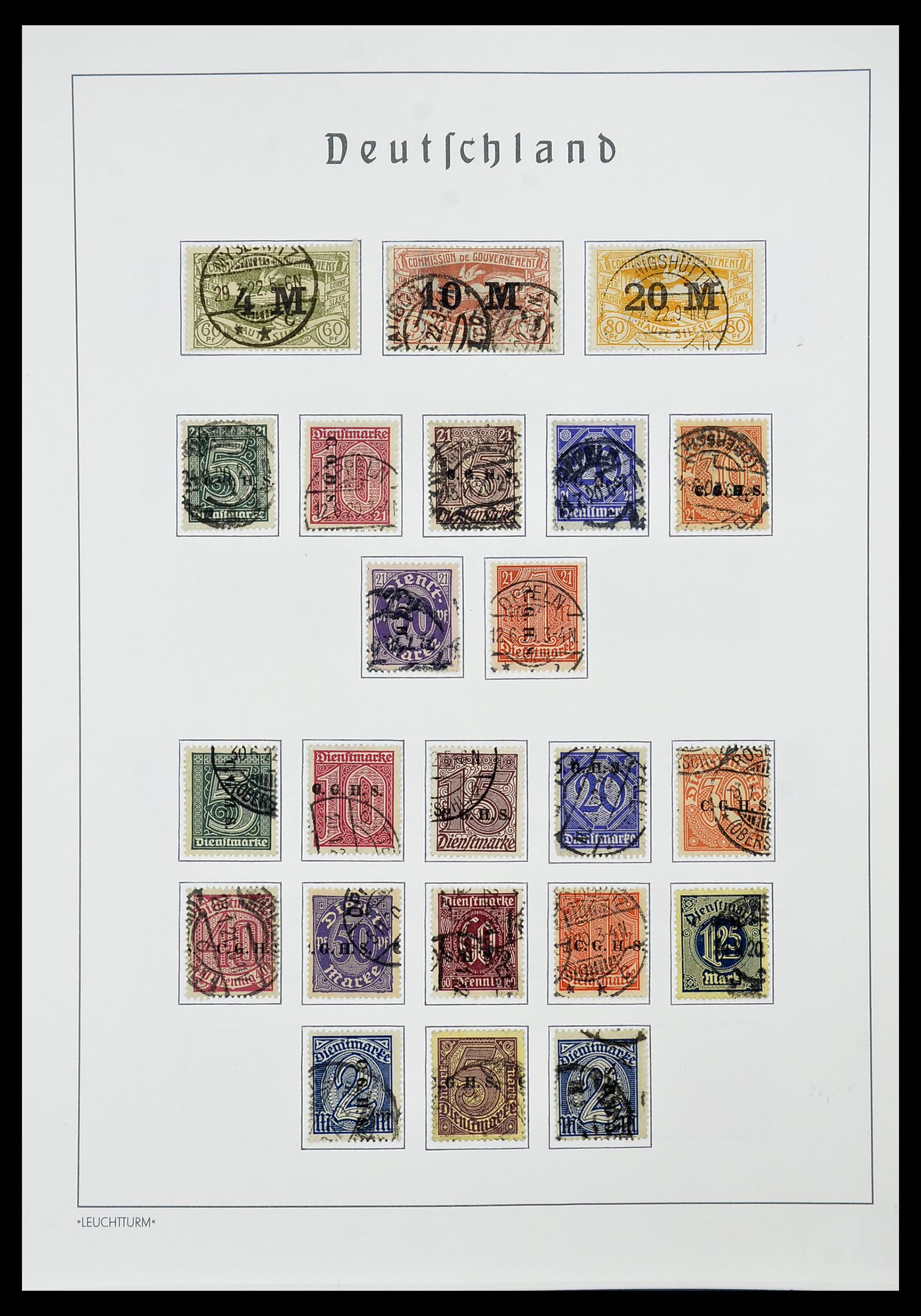 34185 083 - Postzegelverzameling 34185 Duitse gebieden, zones, bezettingen 1920-1