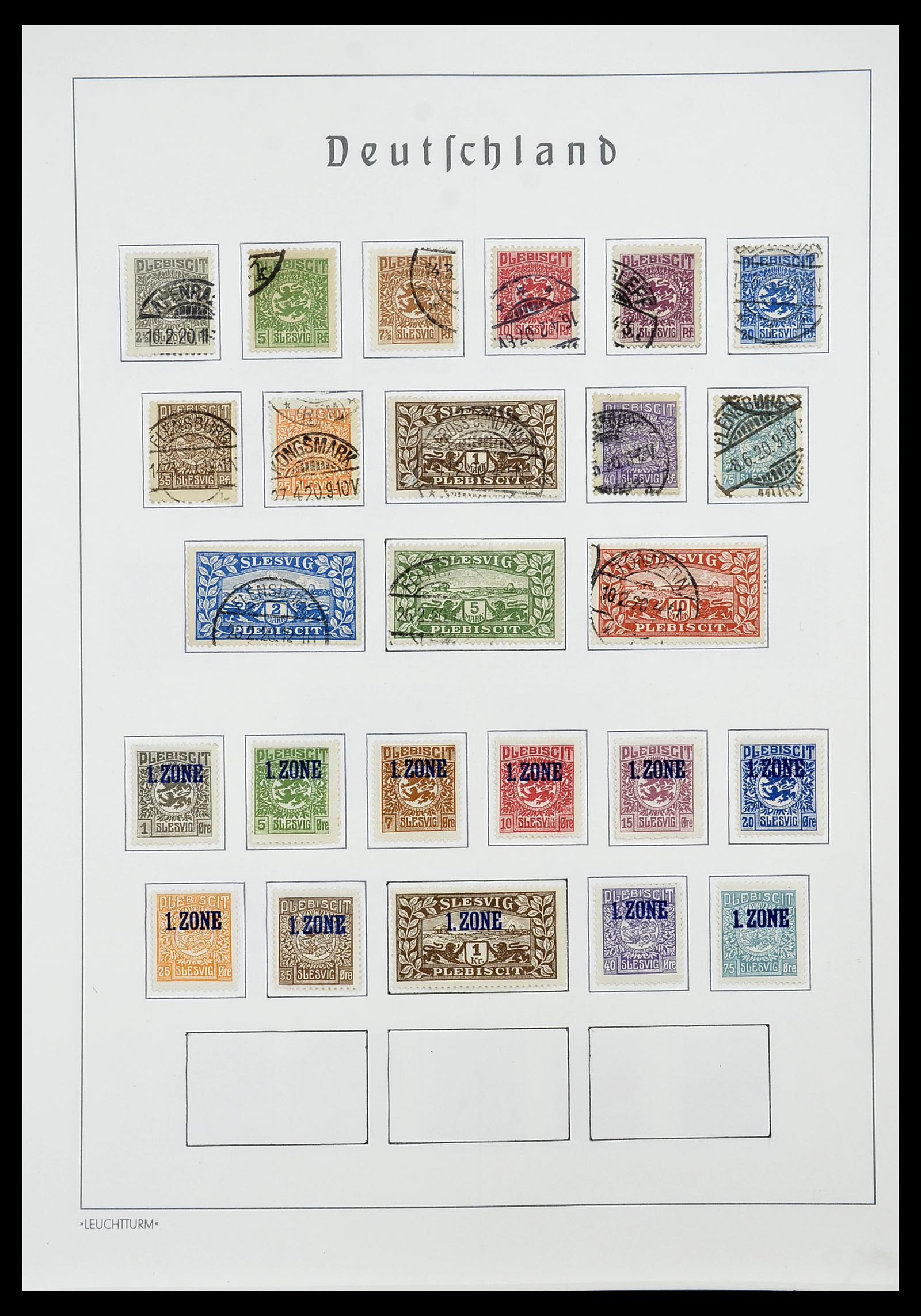 34185 084 - Postzegelverzameling 34185 Duitse gebieden, zones, bezettingen 1920-1