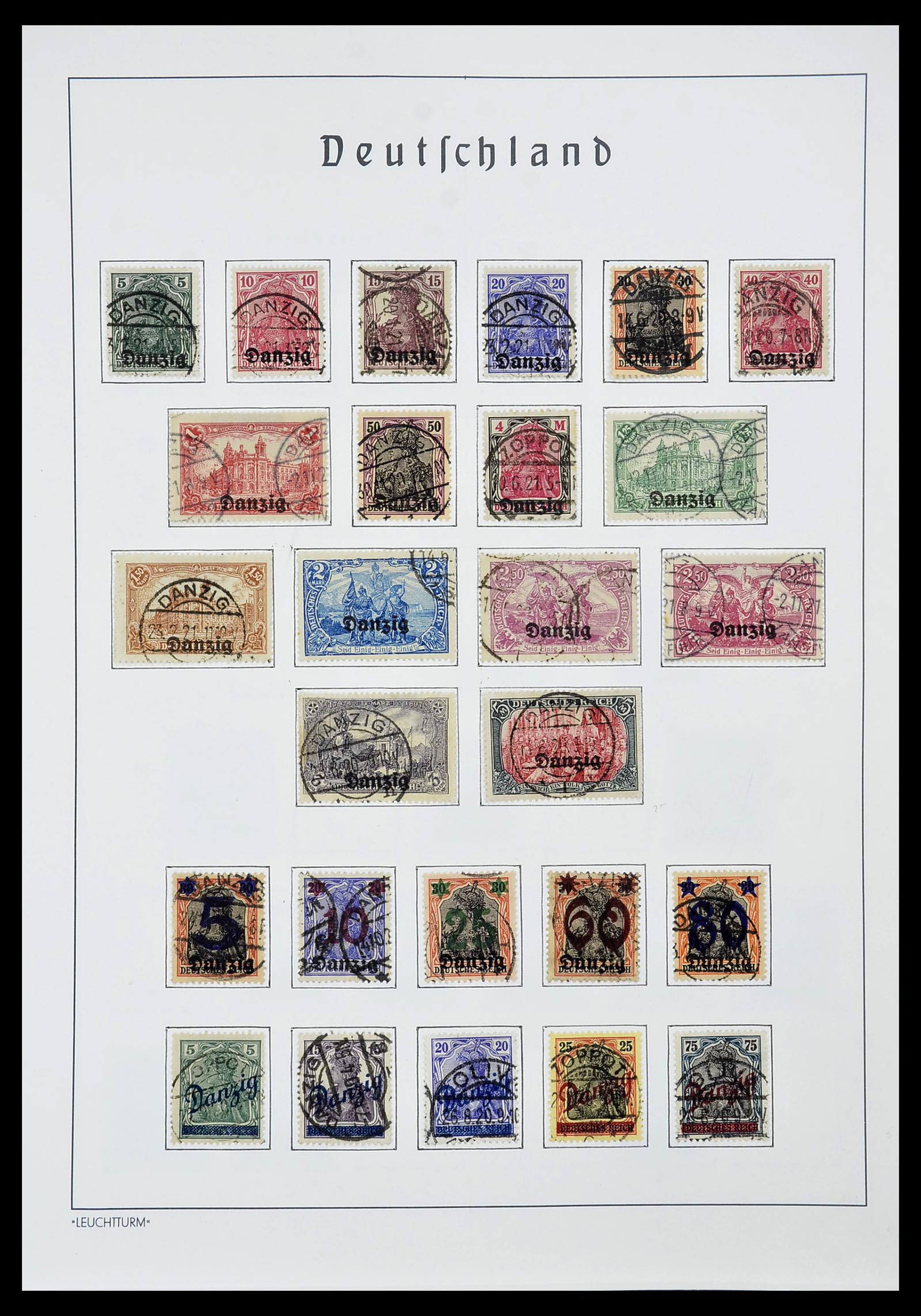 34185 085 - Postzegelverzameling 34185 Duitse gebieden, zones, bezettingen 1920-1