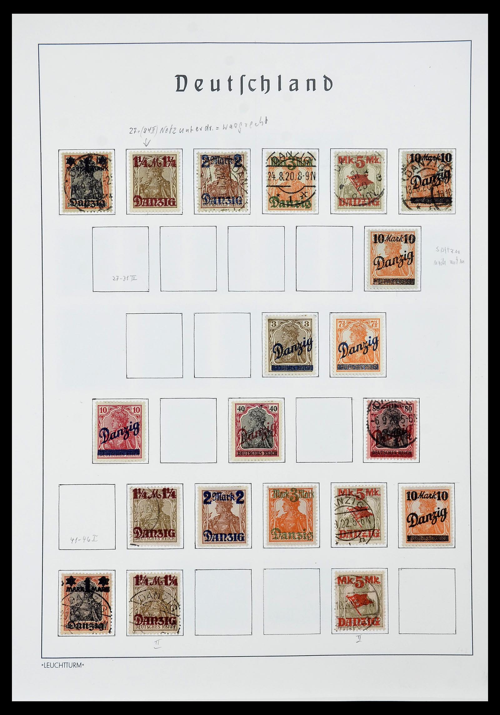 34185 086 - Postzegelverzameling 34185 Duitse gebieden, zones, bezettingen 1920-1