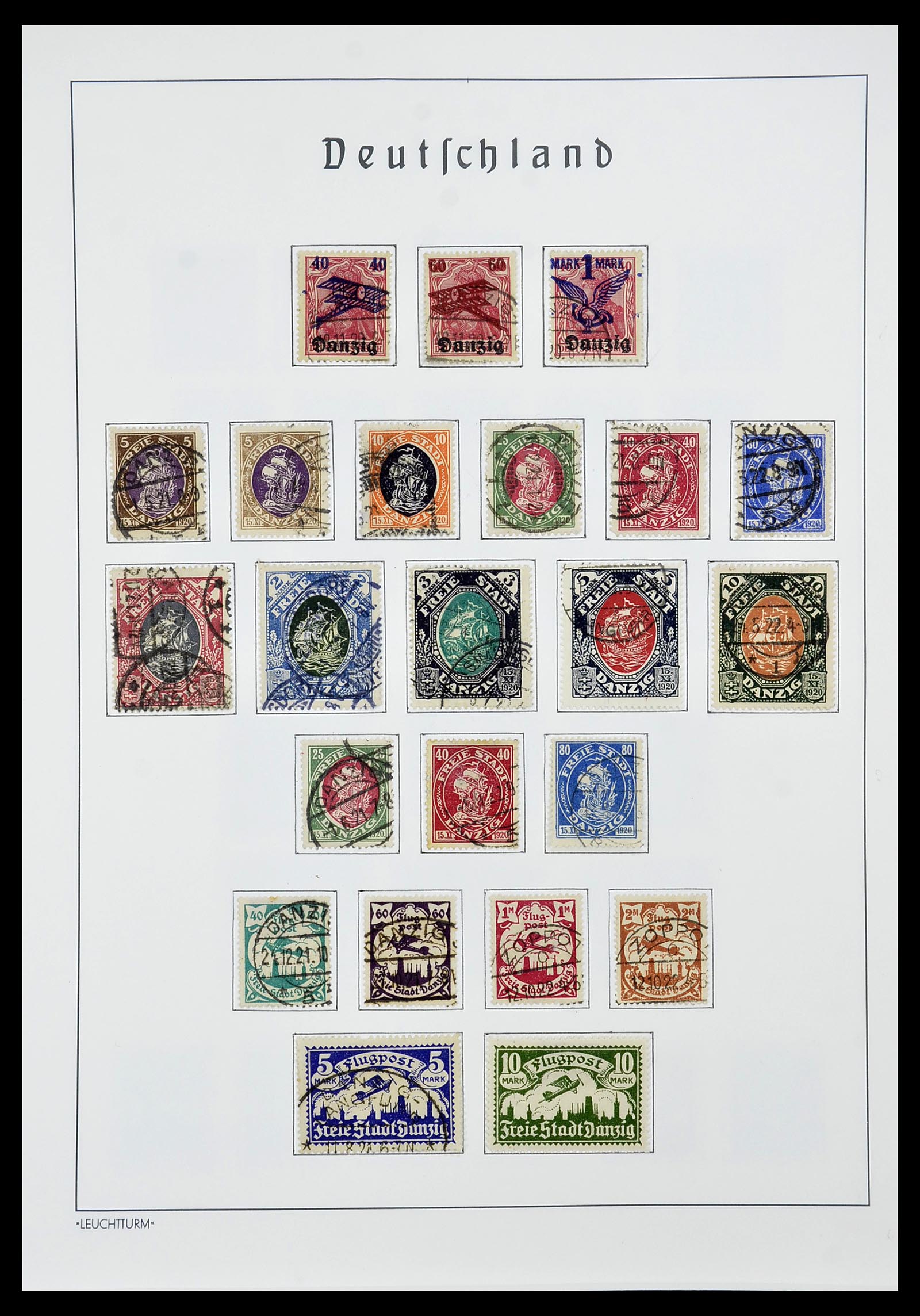 34185 087 - Postzegelverzameling 34185 Duitse gebieden, zones, bezettingen 1920-1