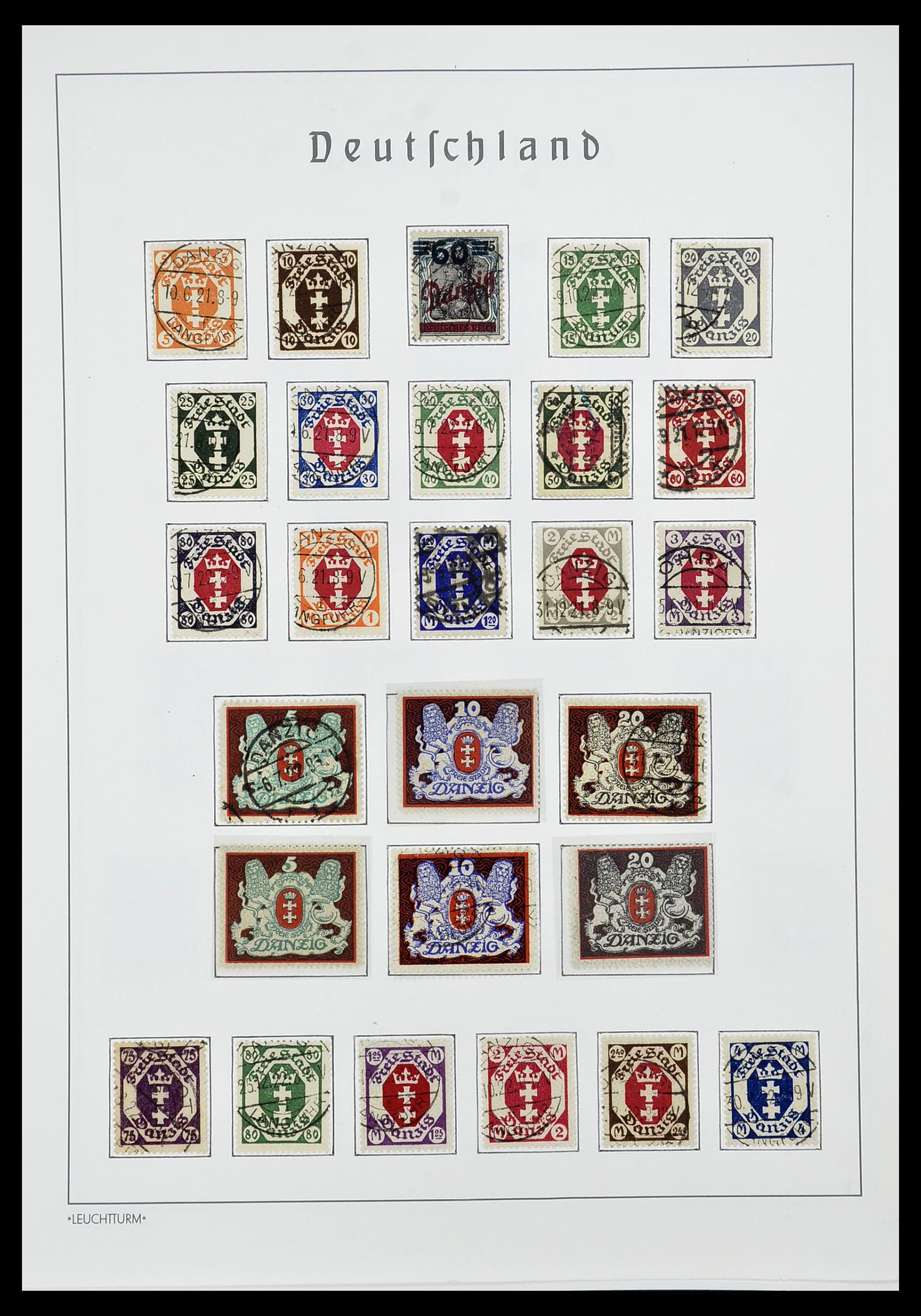 34185 088 - Postzegelverzameling 34185 Duitse gebieden, zones, bezettingen 1920-1