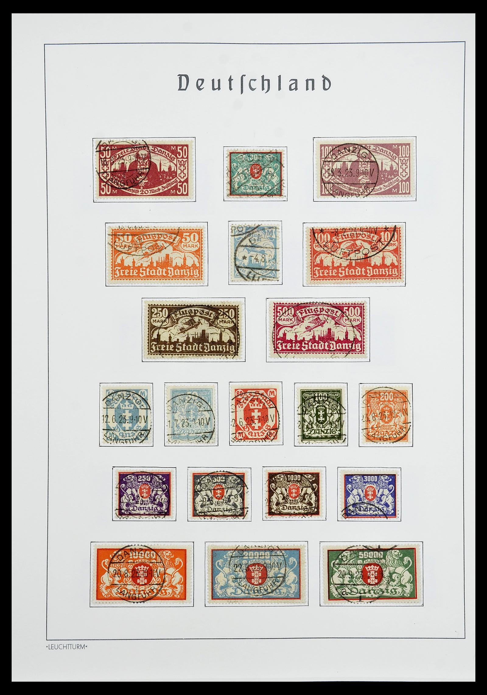 34185 089 - Postzegelverzameling 34185 Duitse gebieden, zones, bezettingen 1920-1