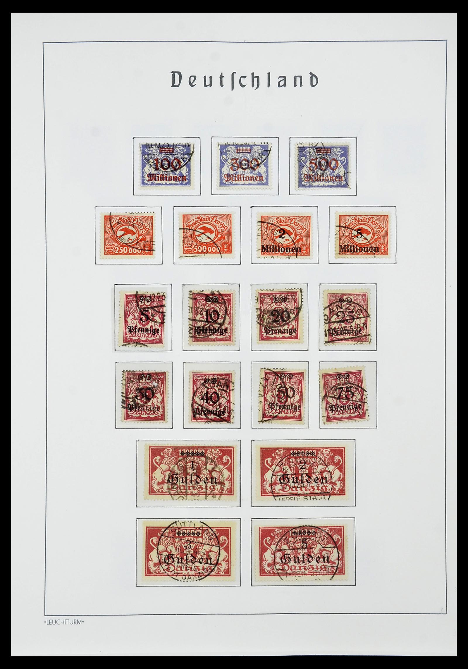34185 091 - Postzegelverzameling 34185 Duitse gebieden, zones, bezettingen 1920-1