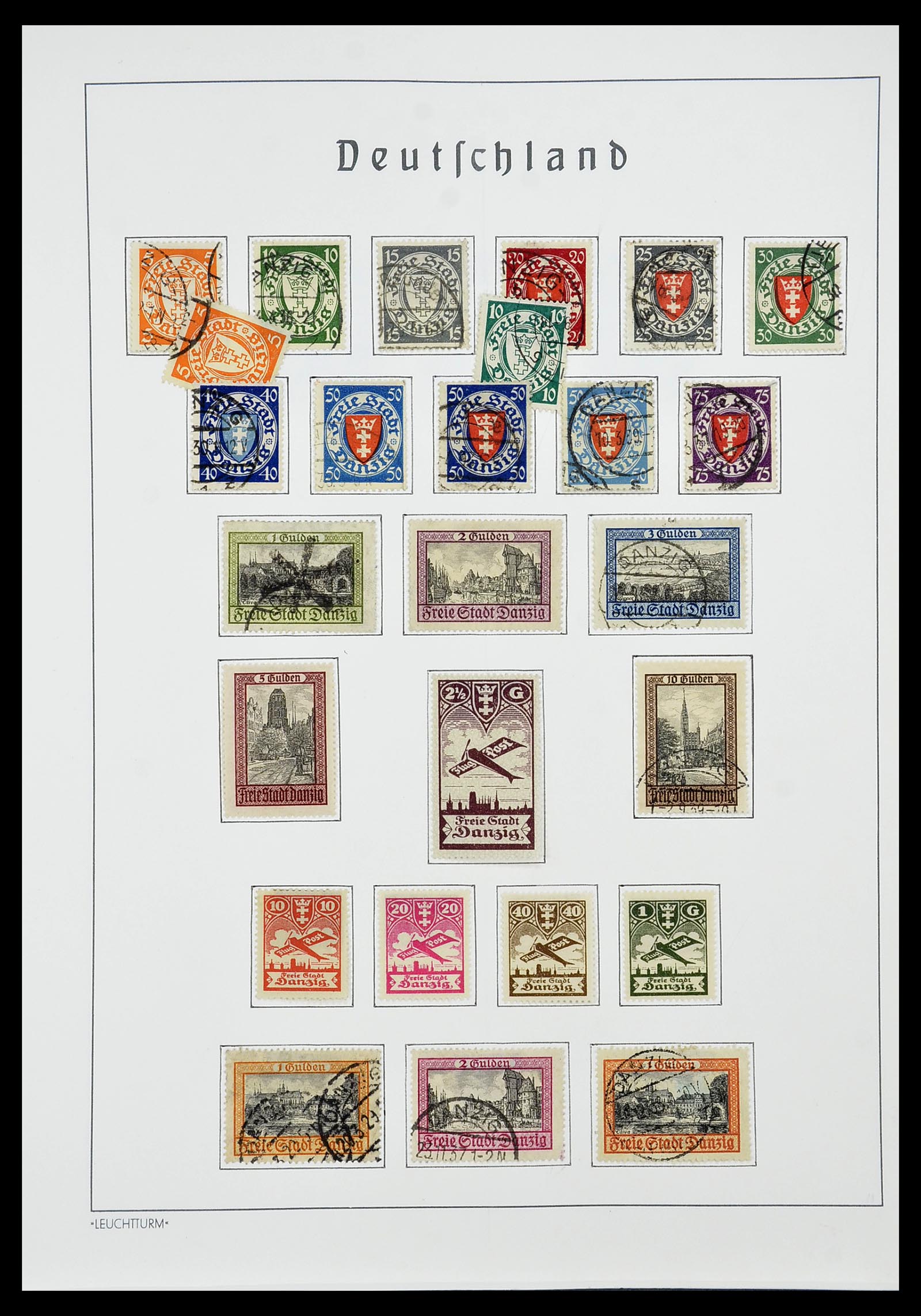 34185 092 - Postzegelverzameling 34185 Duitse gebieden, zones, bezettingen 1920-1