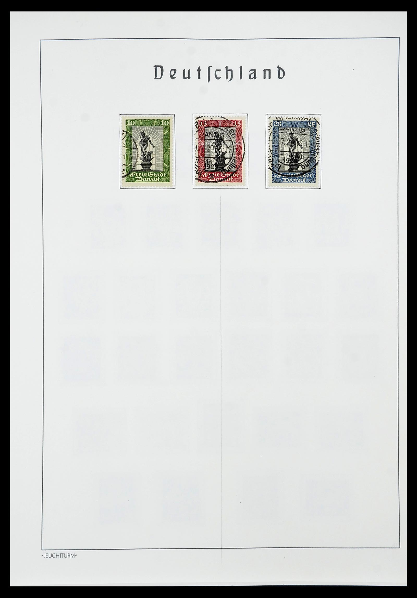 34185 093 - Postzegelverzameling 34185 Duitse gebieden, zones, bezettingen 1920-1