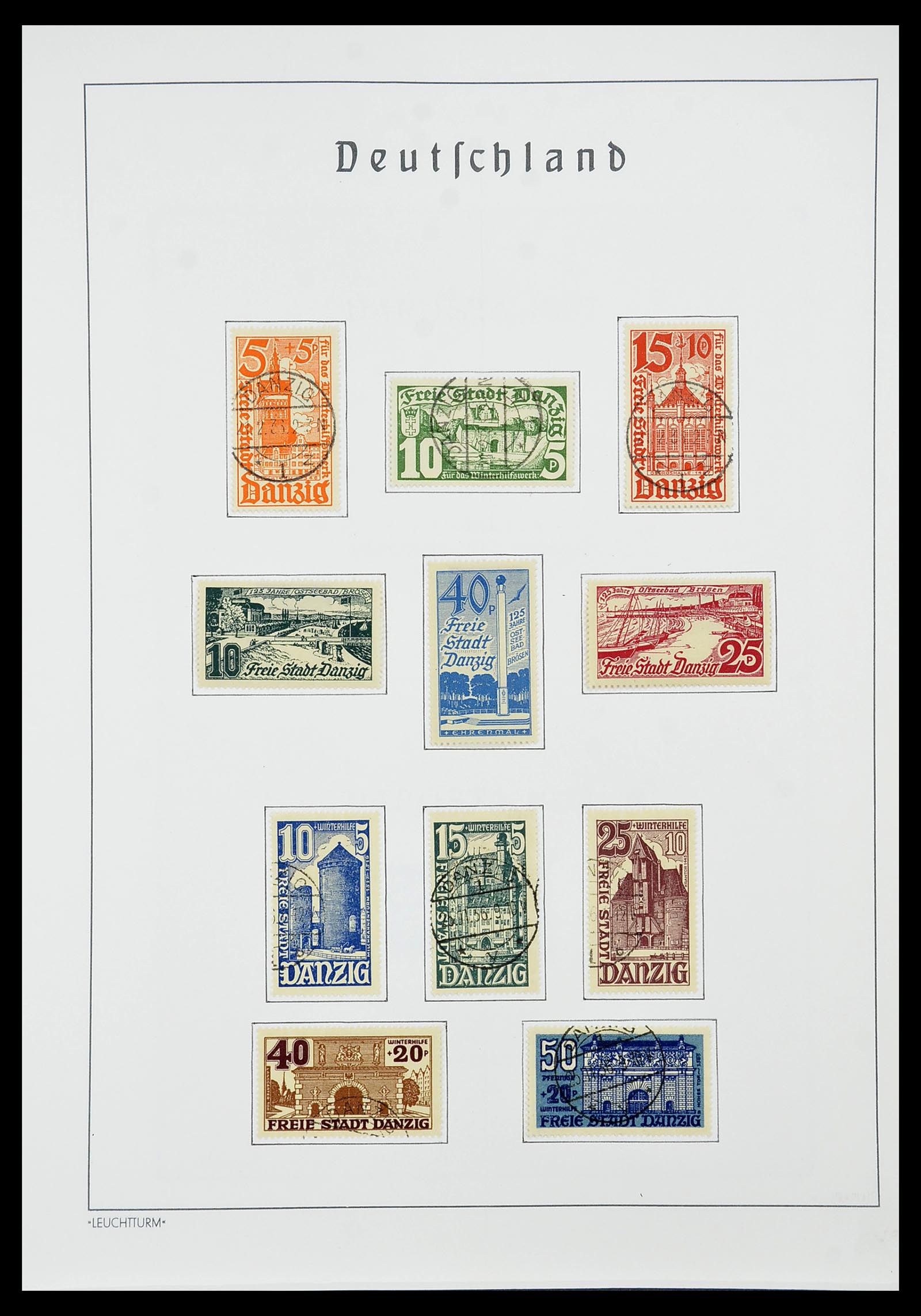 34185 095 - Postzegelverzameling 34185 Duitse gebieden, zones, bezettingen 1920-1