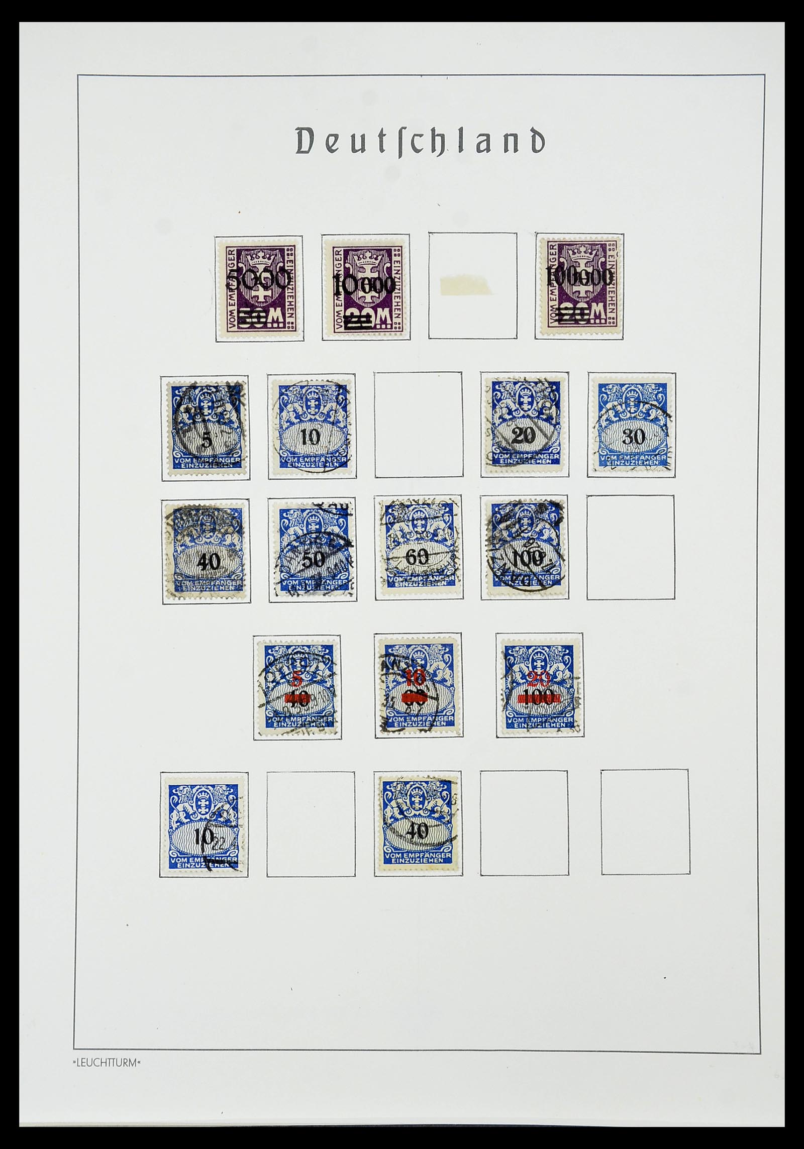 34185 102 - Postzegelverzameling 34185 Duitse gebieden, zones, bezettingen 1920-1
