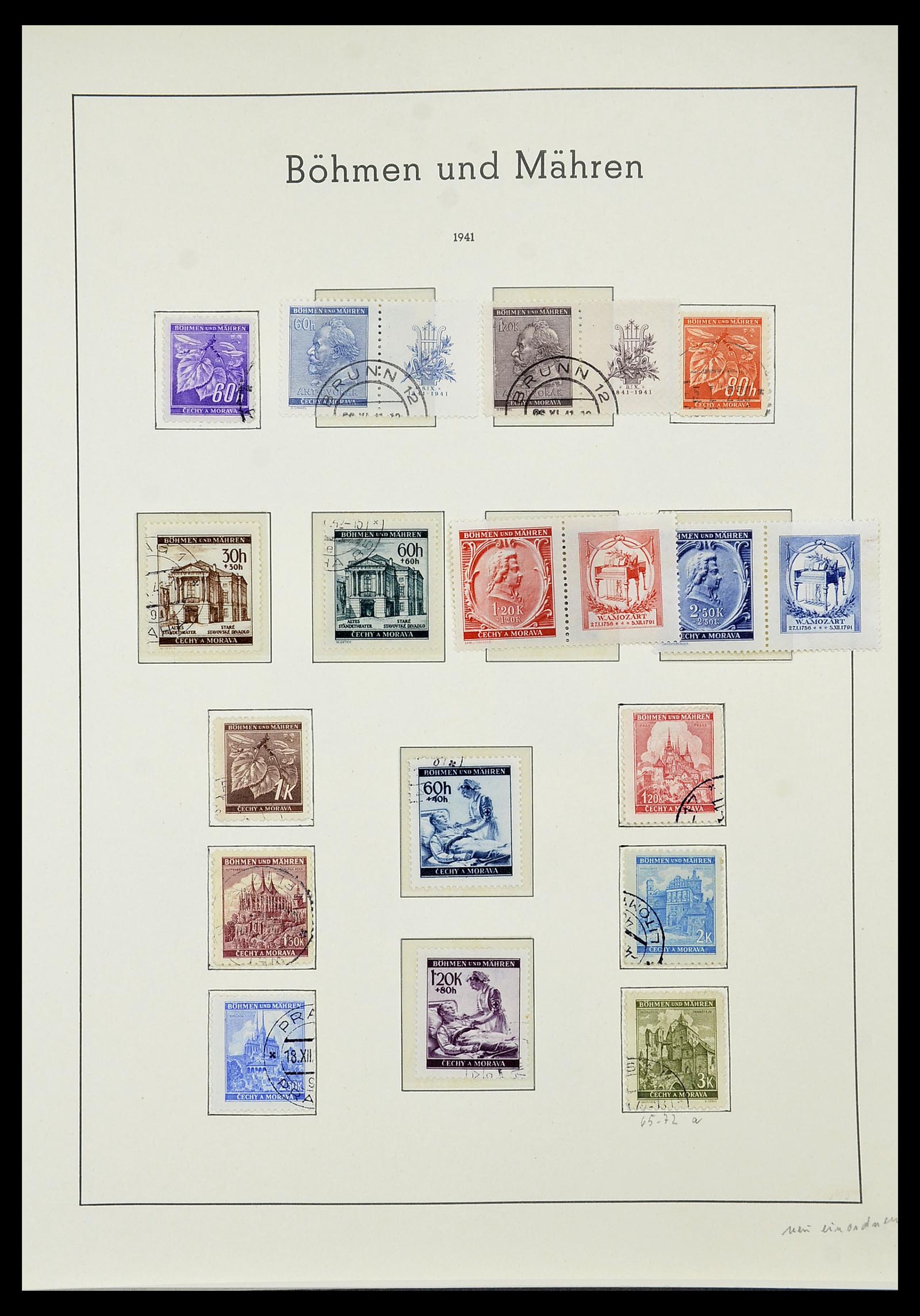 34185 107 - Postzegelverzameling 34185 Duitse gebieden, zones, bezettingen 1920-1