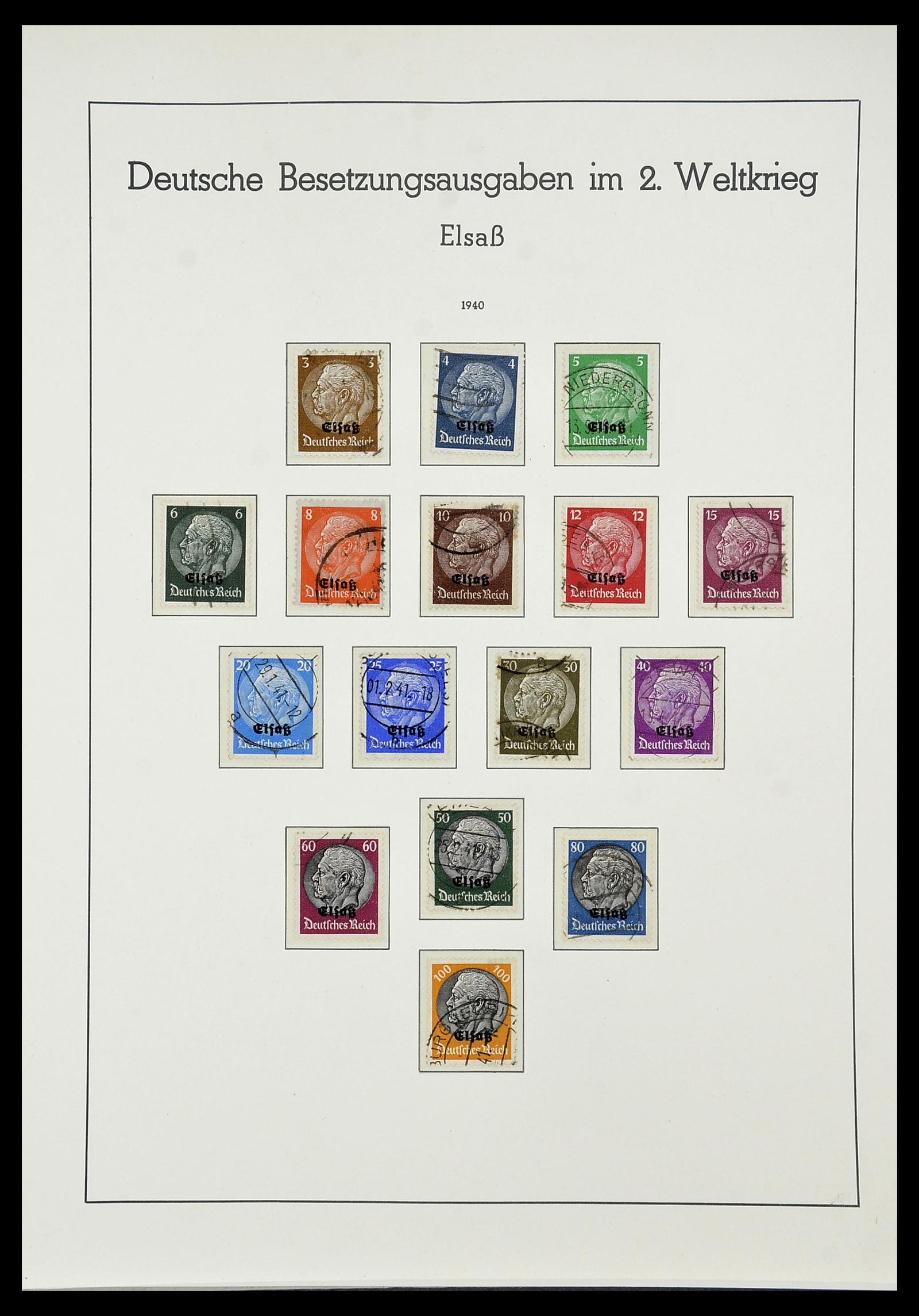 34185 116 - Postzegelverzameling 34185 Duitse gebieden, zones, bezettingen 1920-1