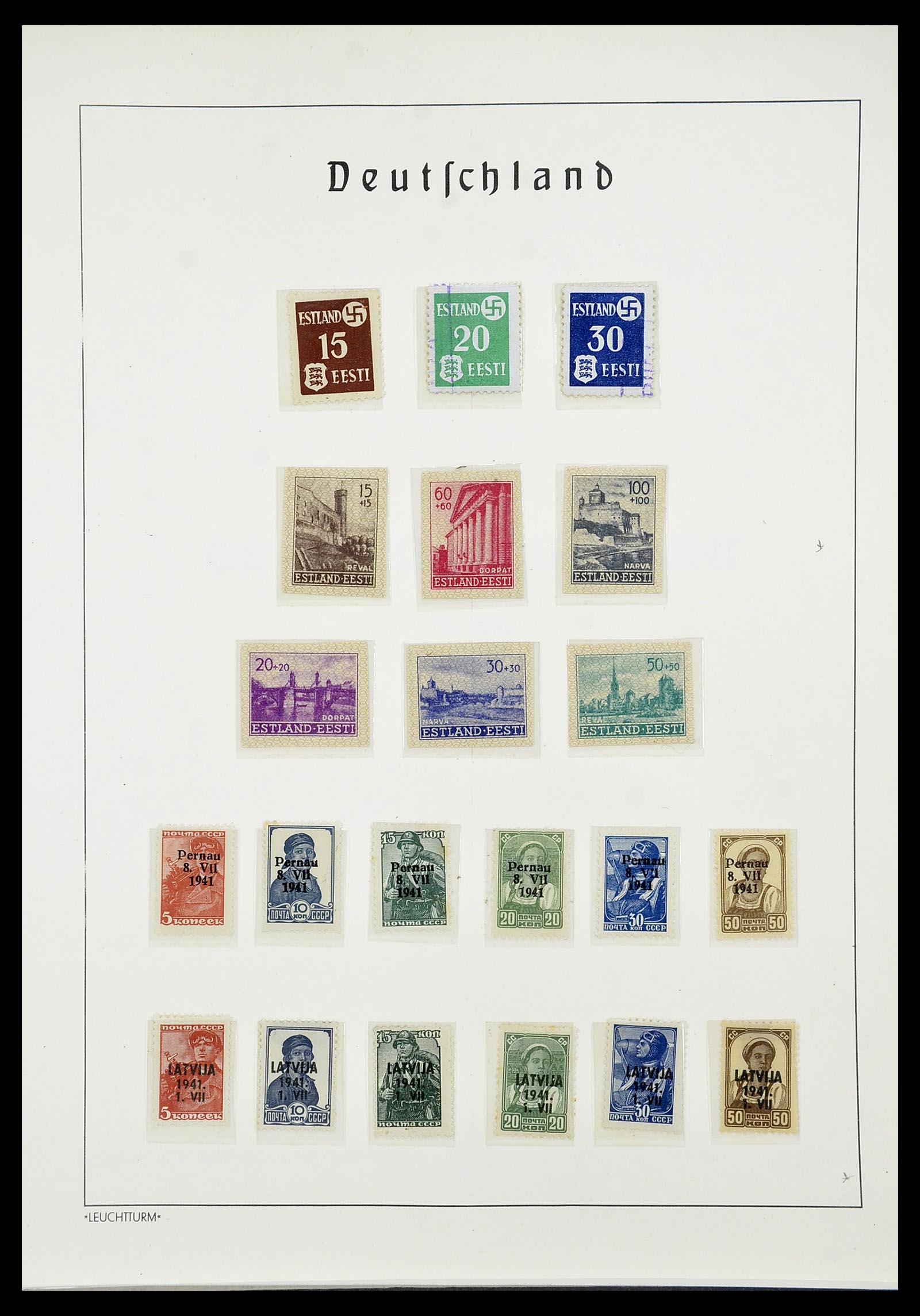 34185 118 - Postzegelverzameling 34185 Duitse gebieden, zones, bezettingen 1920-1