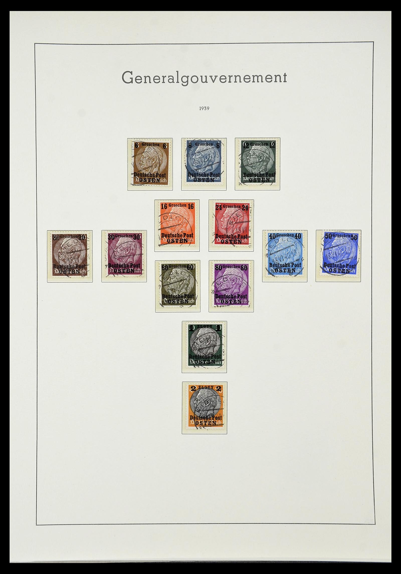 34185 119 - Postzegelverzameling 34185 Duitse gebieden, zones, bezettingen 1920-1
