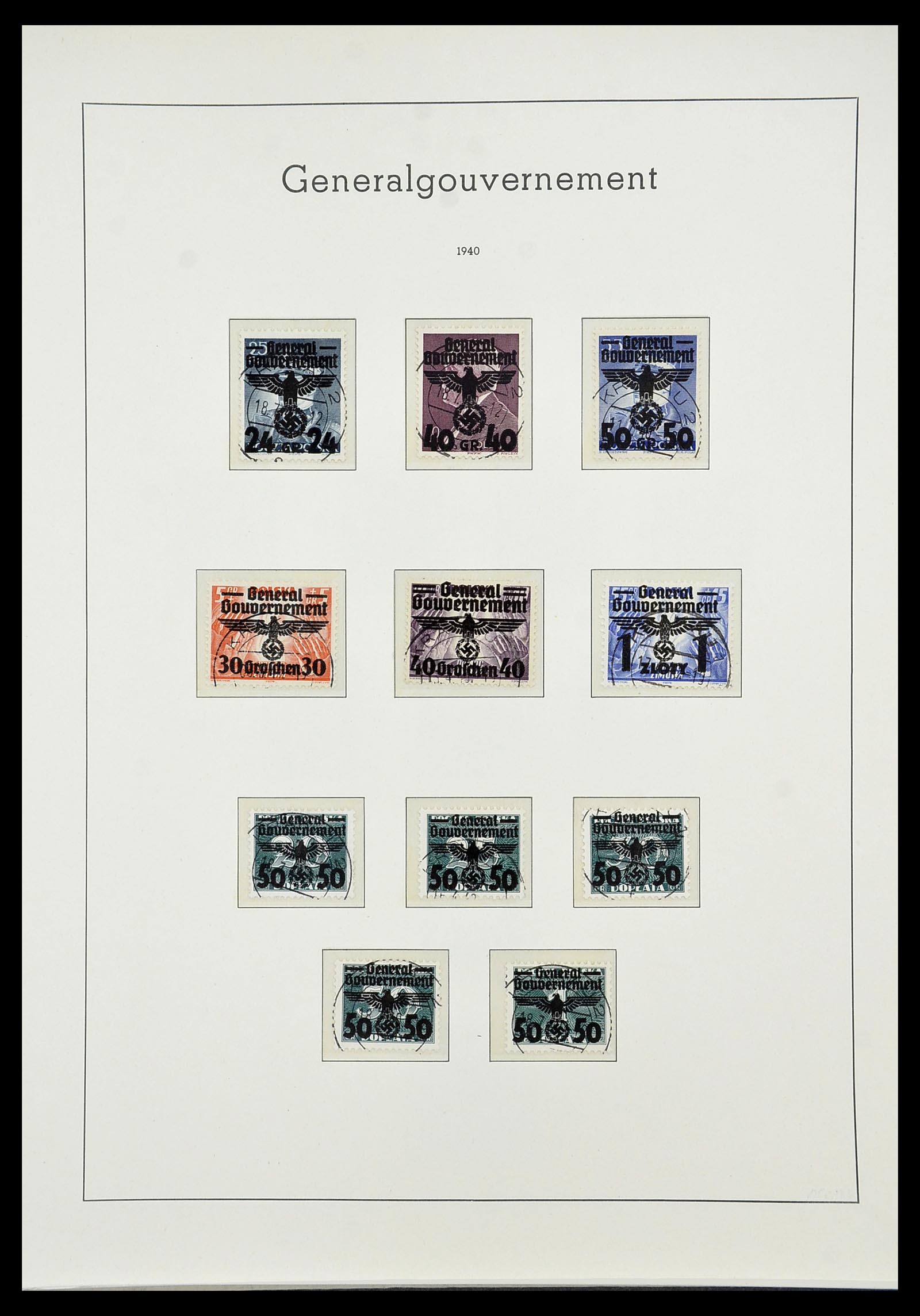 34185 121 - Postzegelverzameling 34185 Duitse gebieden, zones, bezettingen 1920-1