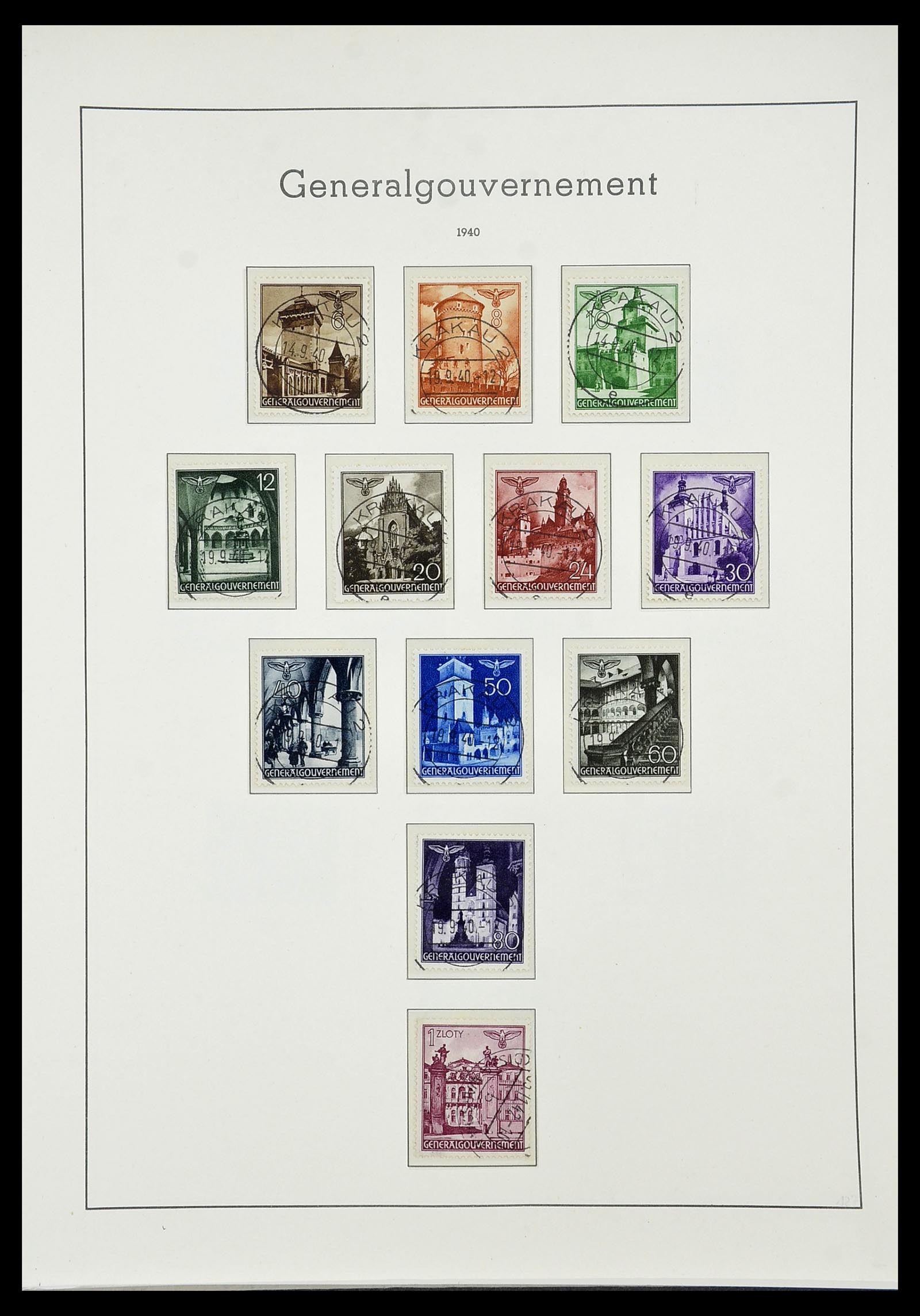 34185 122 - Postzegelverzameling 34185 Duitse gebieden, zones, bezettingen 1920-1