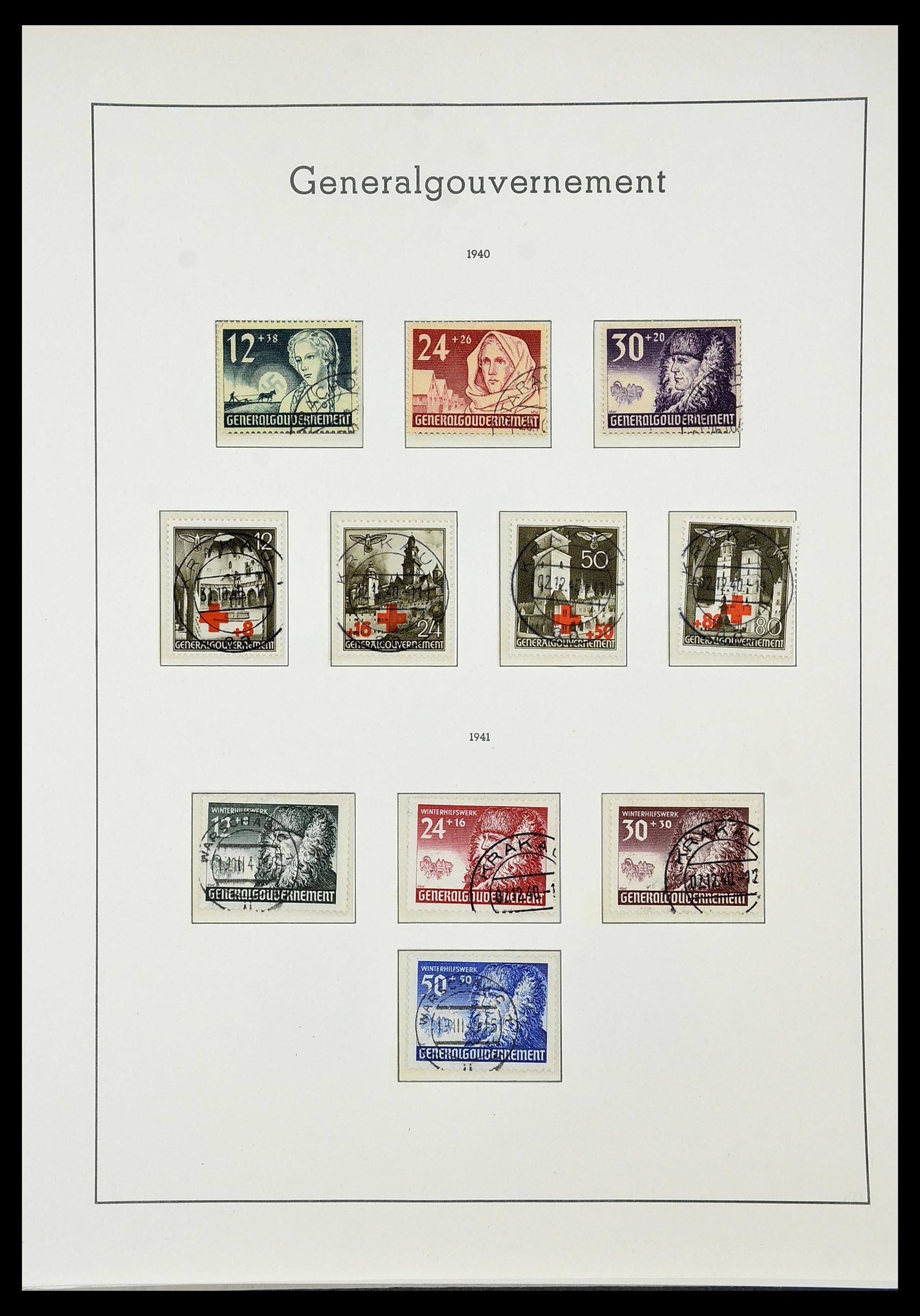34185 123 - Postzegelverzameling 34185 Duitse gebieden, zones, bezettingen 1920-1
