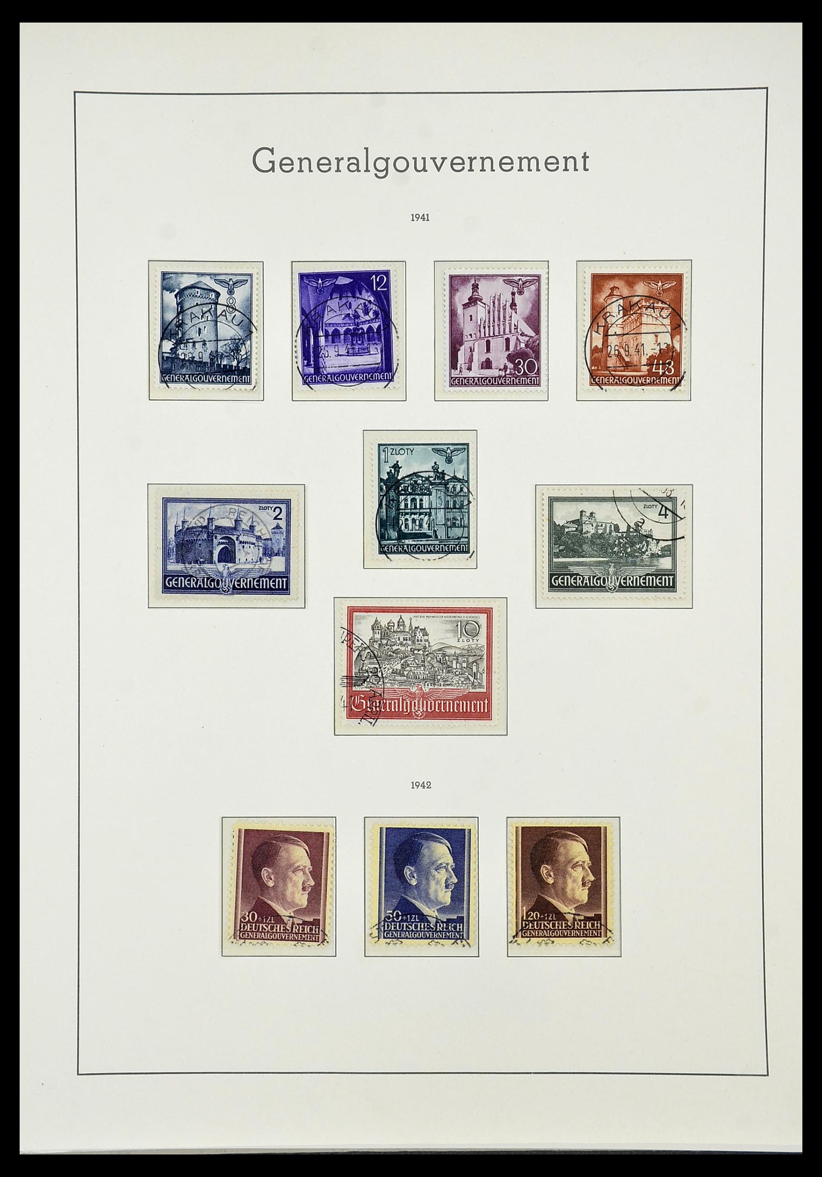 34185 124 - Postzegelverzameling 34185 Duitse gebieden, zones, bezettingen 1920-1