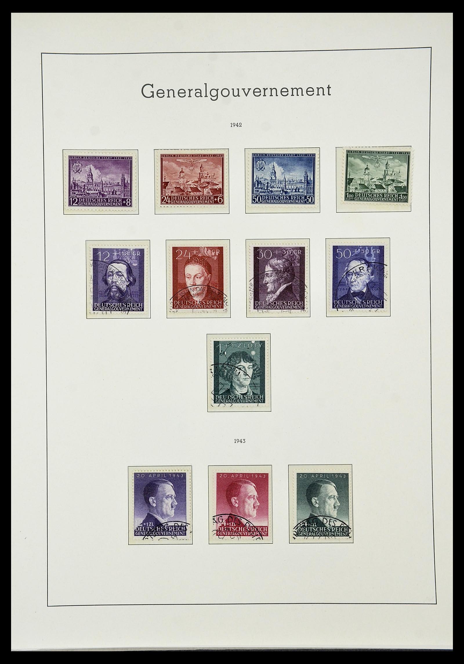 34185 126 - Postzegelverzameling 34185 Duitse gebieden, zones, bezettingen 1920-1