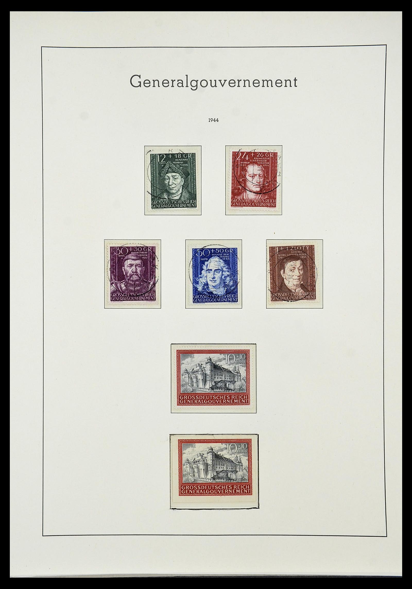 34185 129 - Postzegelverzameling 34185 Duitse gebieden, zones, bezettingen 1920-1