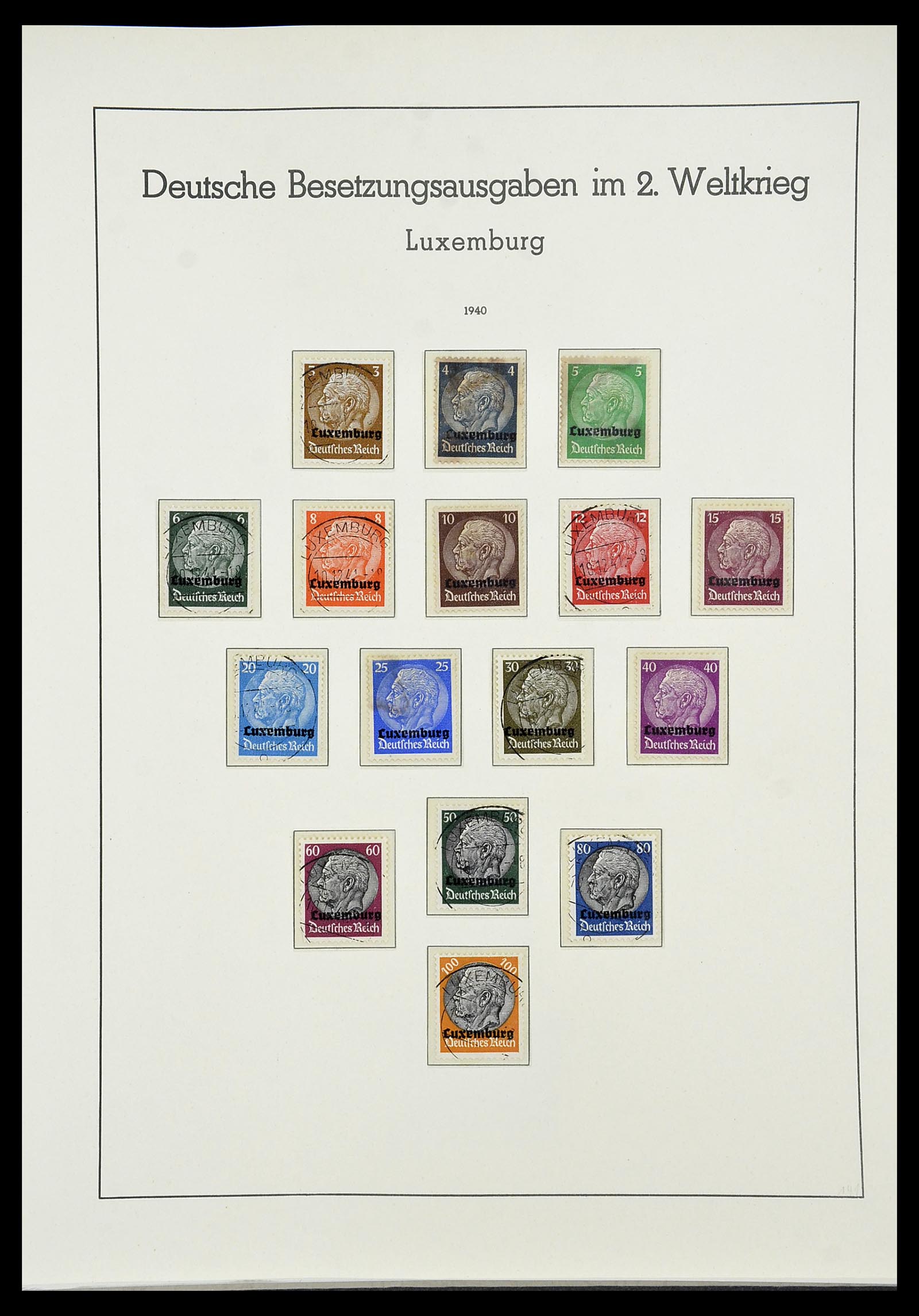 34185 135 - Postzegelverzameling 34185 Duitse gebieden, zones, bezettingen 1920-1