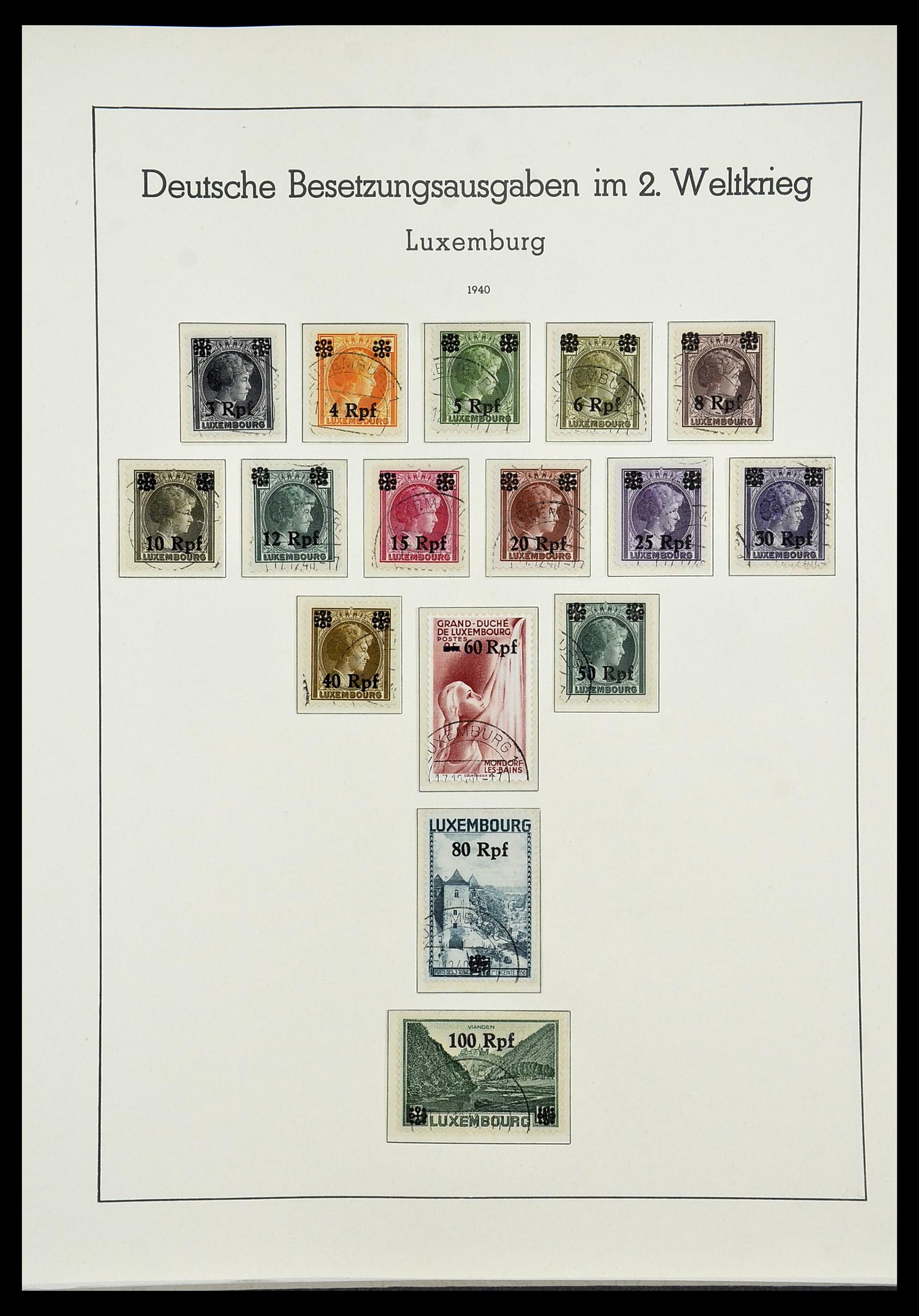 34185 136 - Postzegelverzameling 34185 Duitse gebieden, zones, bezettingen 1920-1