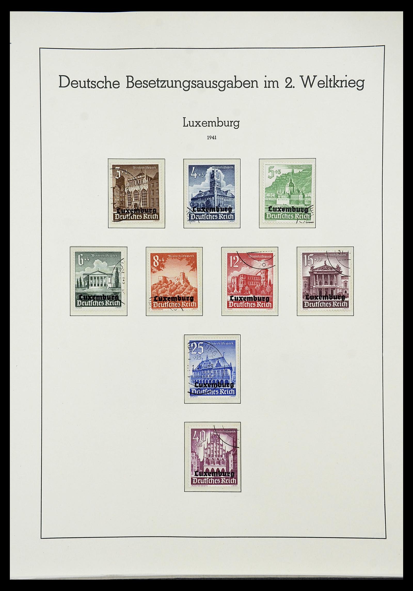 34185 137 - Postzegelverzameling 34185 Duitse gebieden, zones, bezettingen 1920-1