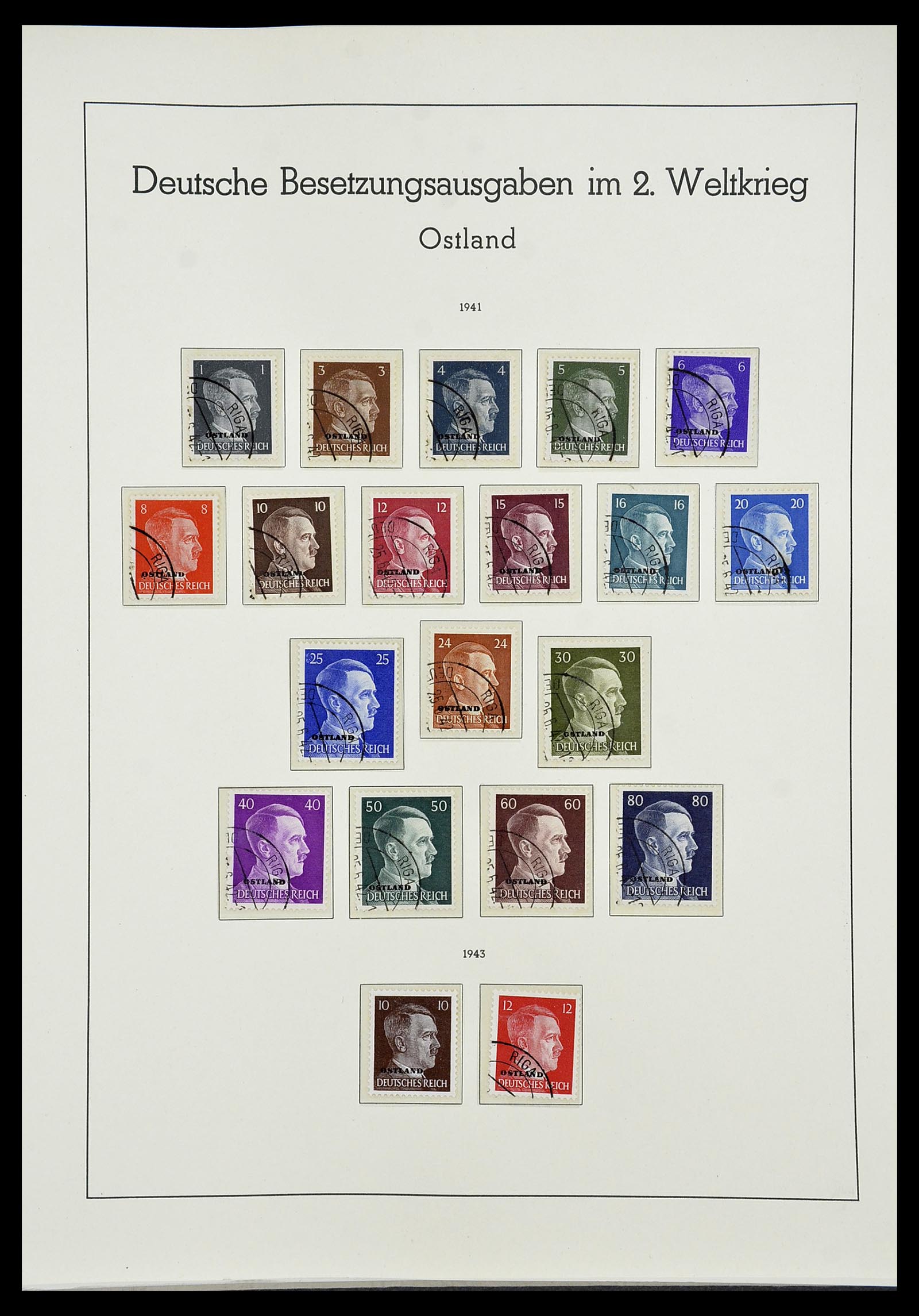 34185 138 - Postzegelverzameling 34185 Duitse gebieden, zones, bezettingen 1920-1