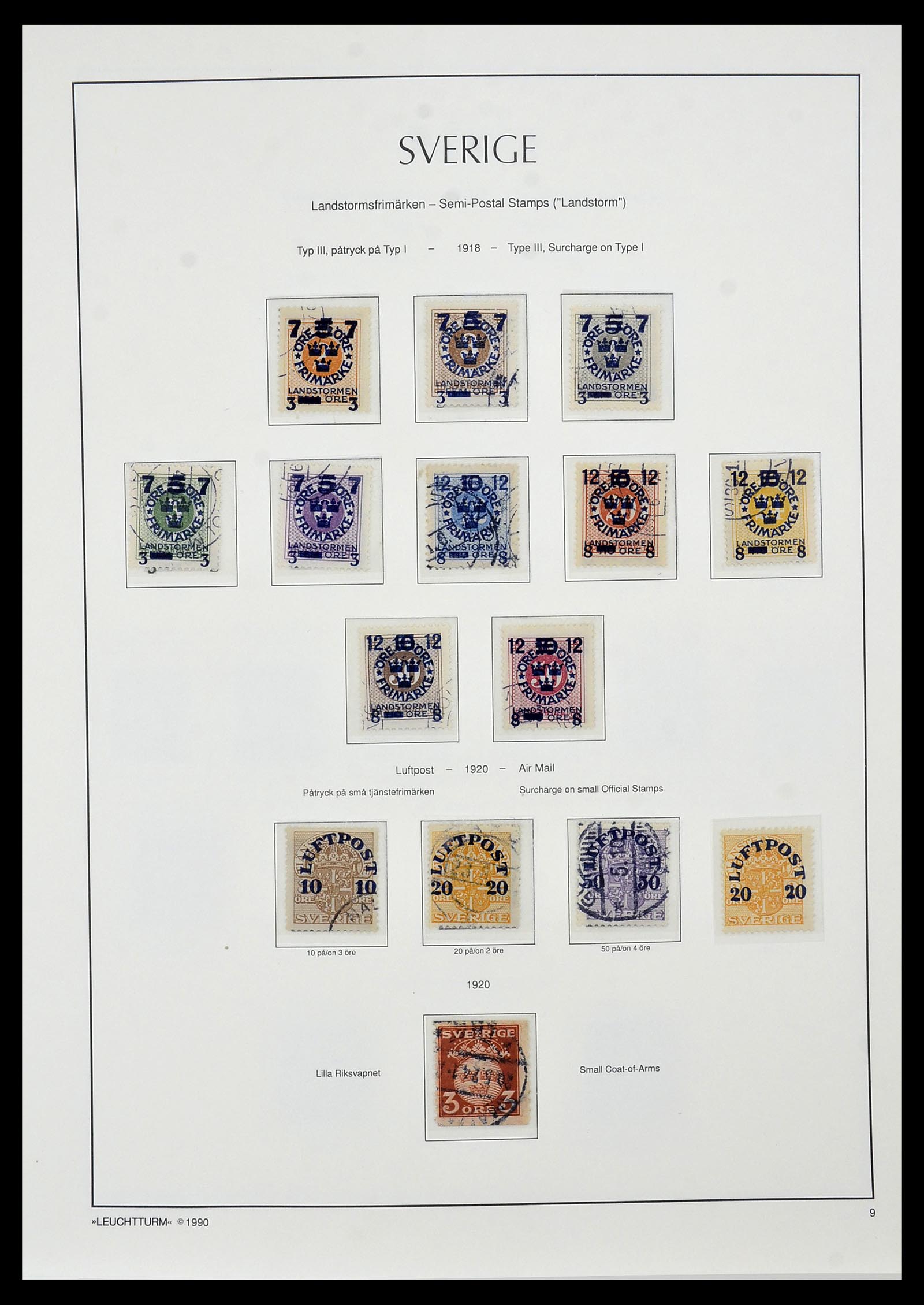 34186 014 - Postzegelverzameling 34186 Zweden 1858-1989.