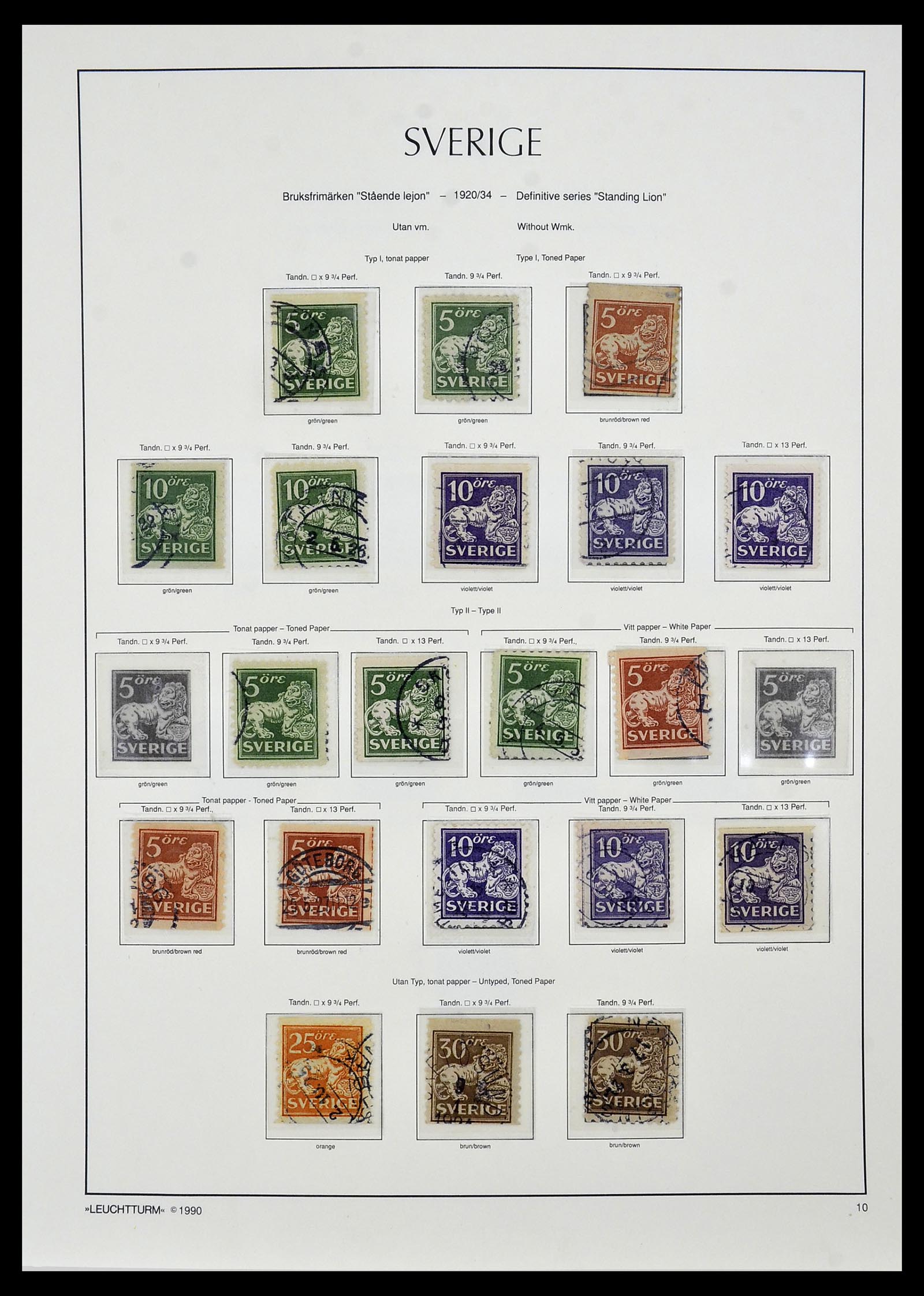 34186 015 - Postzegelverzameling 34186 Zweden 1858-1989.