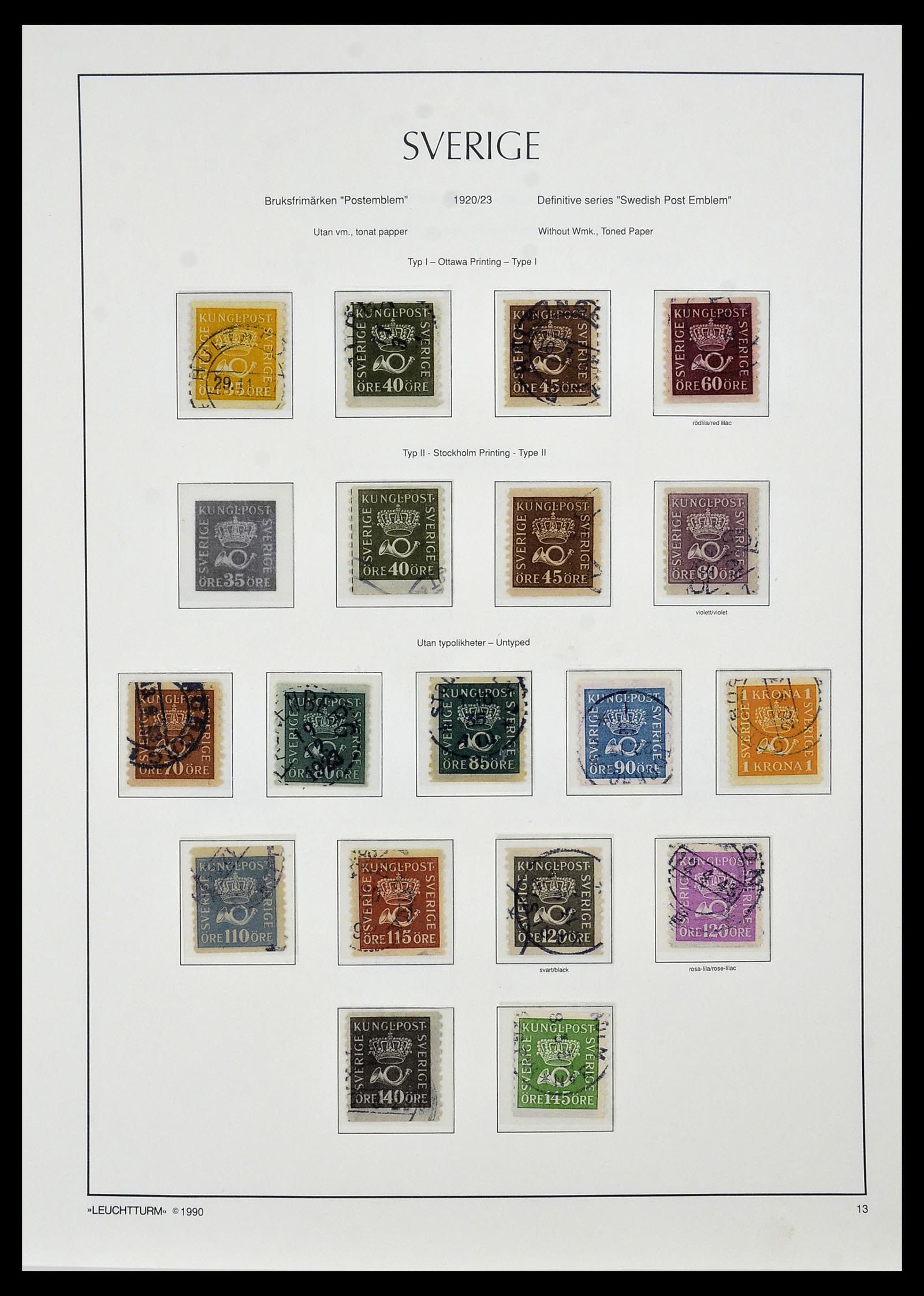 34186 018 - Postzegelverzameling 34186 Zweden 1858-1989.