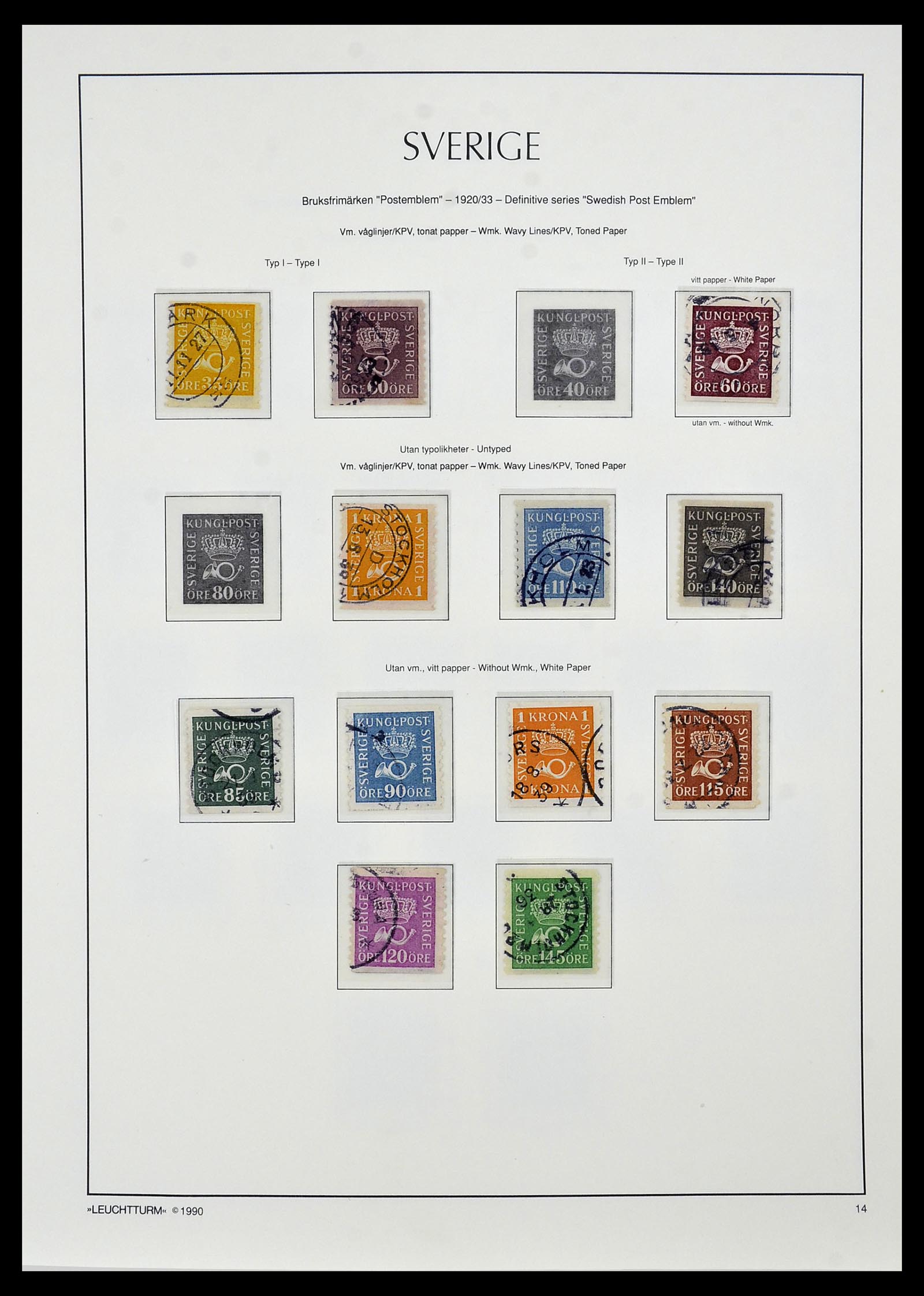 34186 019 - Postzegelverzameling 34186 Zweden 1858-1989.