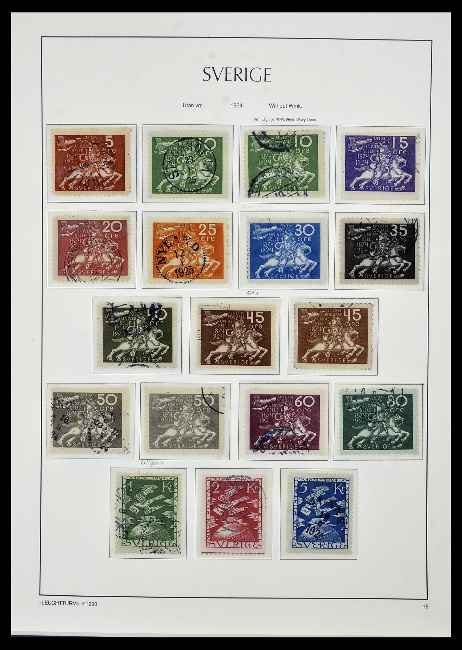 34186 023 - Postzegelverzameling 34186 Zweden 1858-1989.