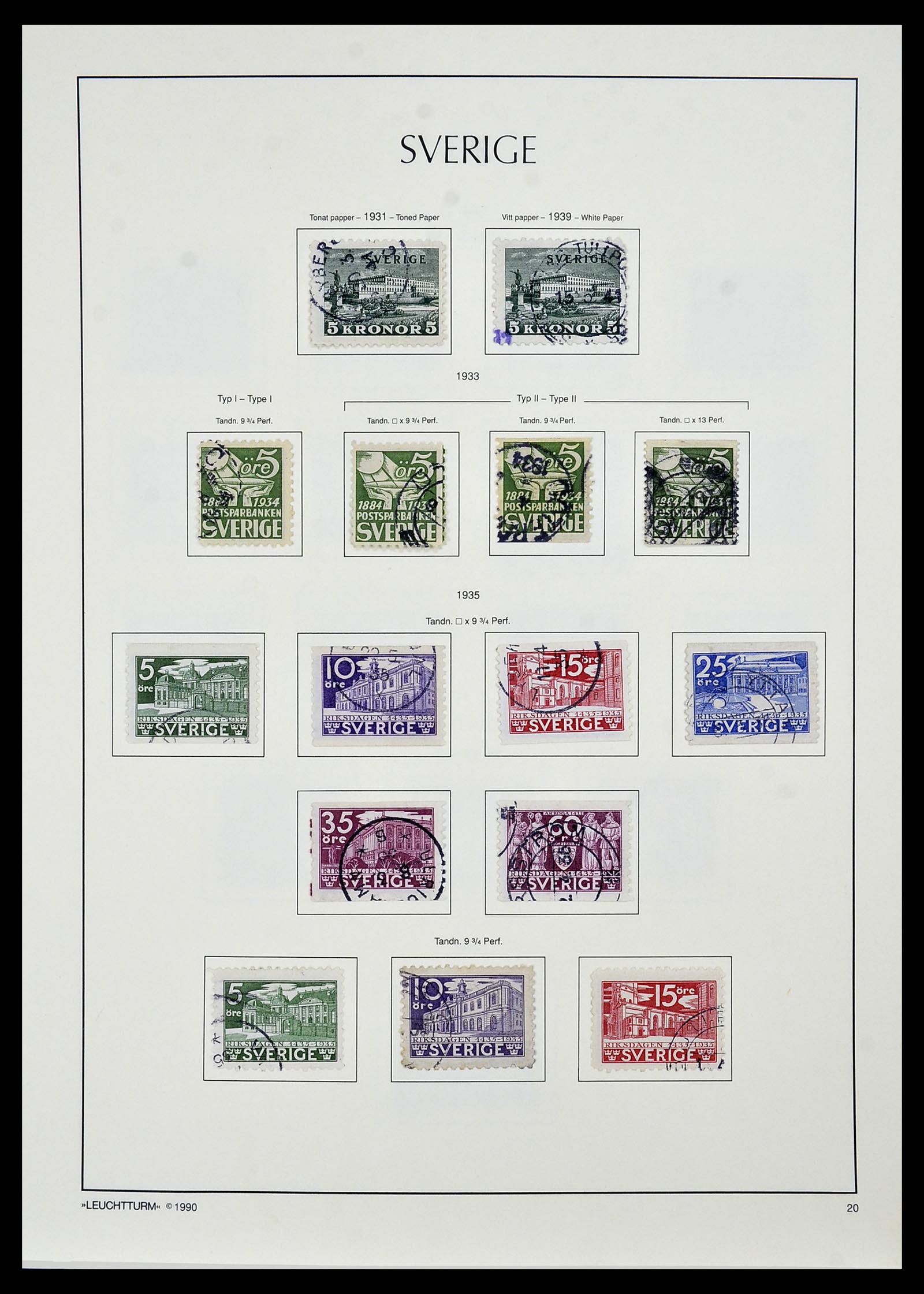 34186 025 - Postzegelverzameling 34186 Zweden 1858-1989.