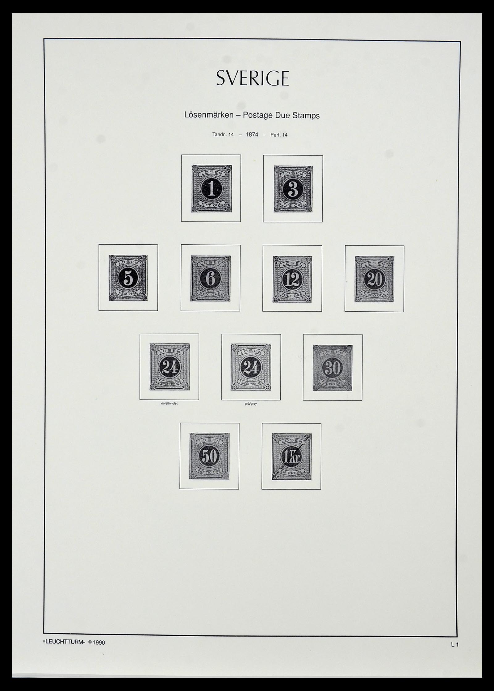 34186 027 - Postzegelverzameling 34186 Zweden 1858-1989.