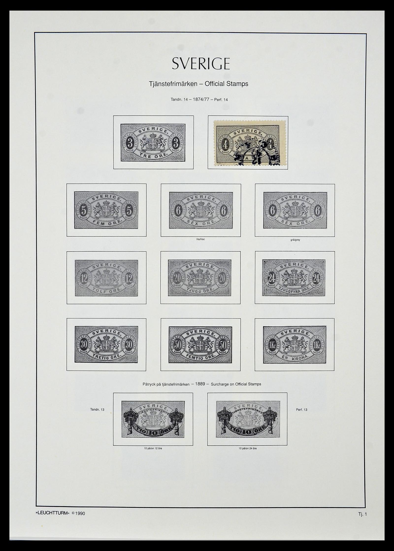 34186 029 - Postzegelverzameling 34186 Zweden 1858-1989.