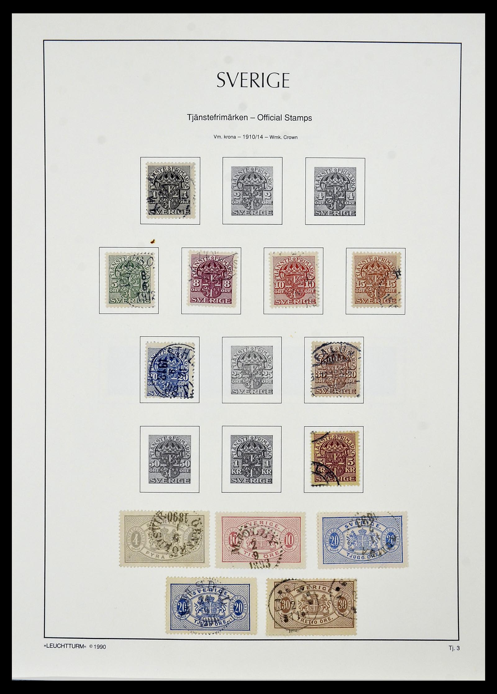 34186 031 - Postzegelverzameling 34186 Zweden 1858-1989.